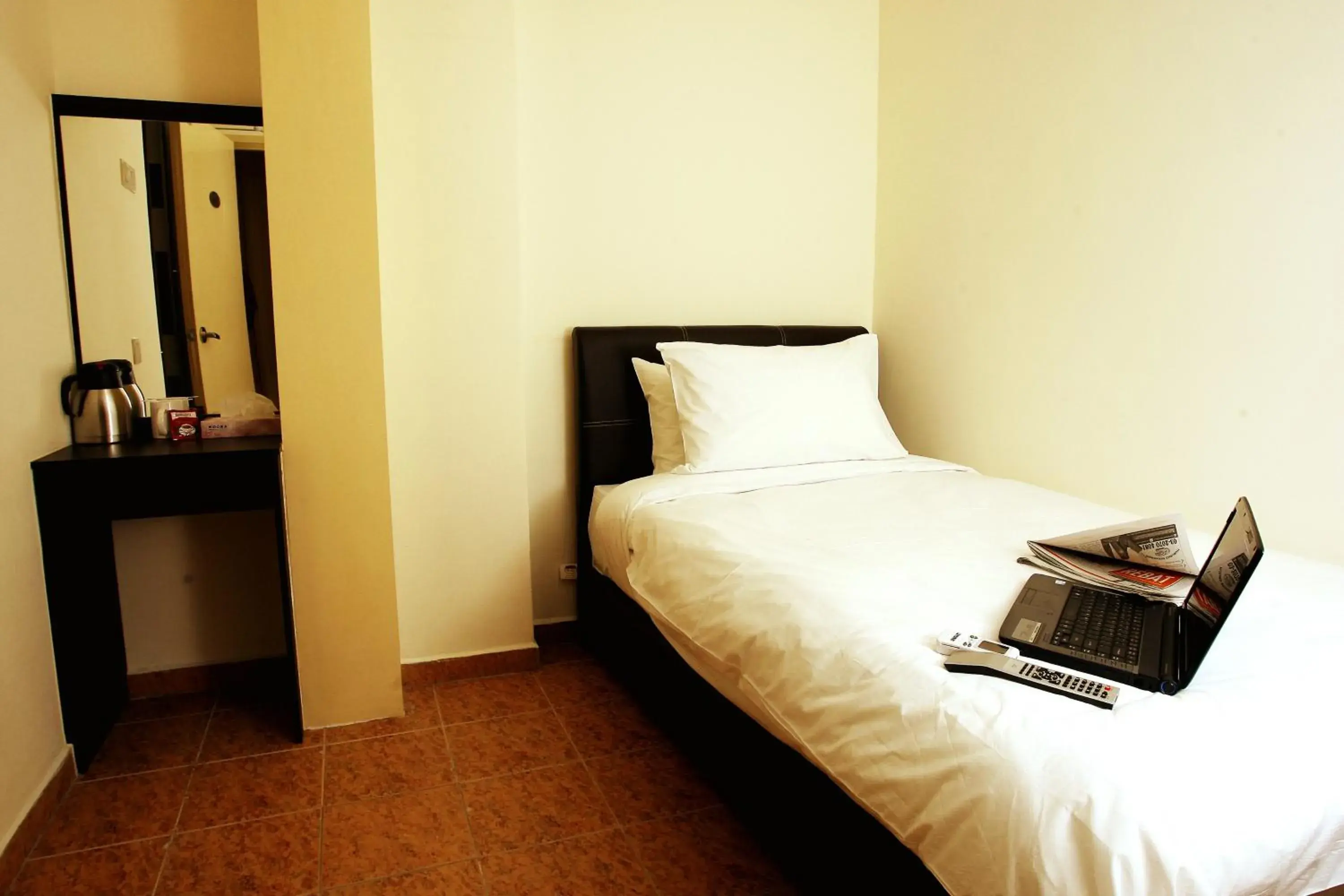 Bed in T-hotel JB Bed in T-hotel JB