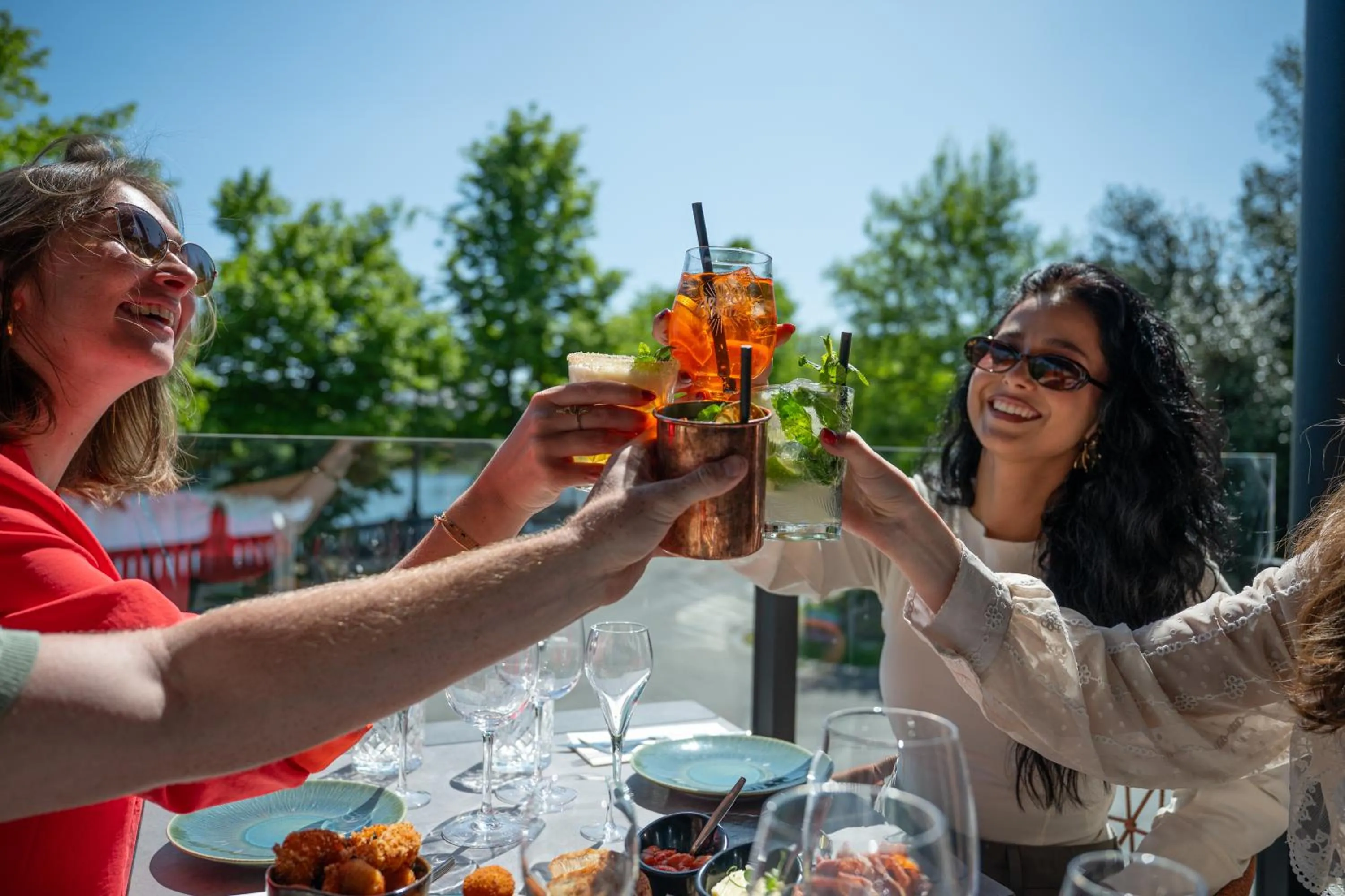 Patio in Mercure Namur Hotel