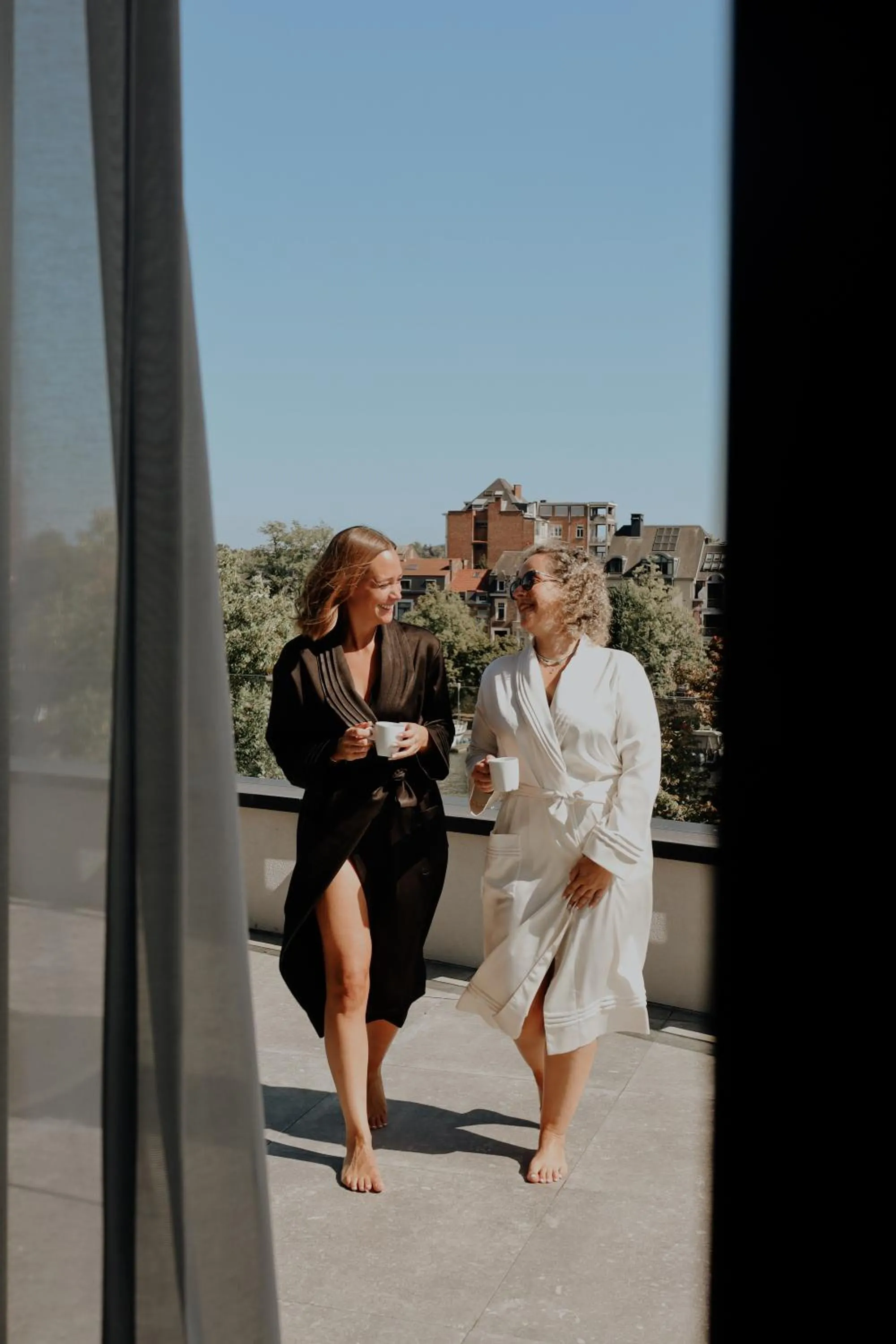 Patio in Mercure Namur Hotel