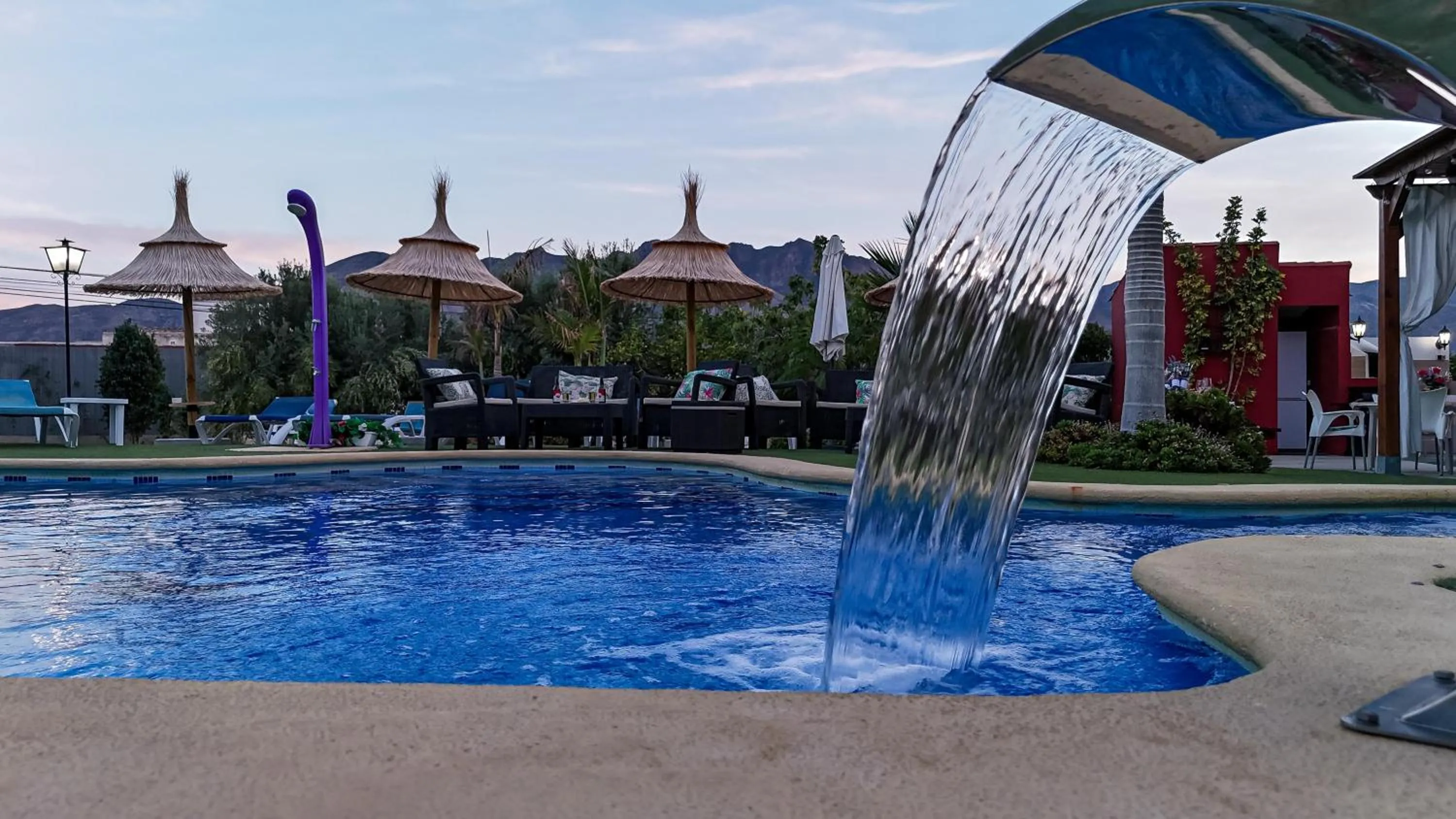 Swimming pool in Villa Adelina en Turre, Almería, Villa de lujo con piscina privada cerca de las playas de Mojácar
