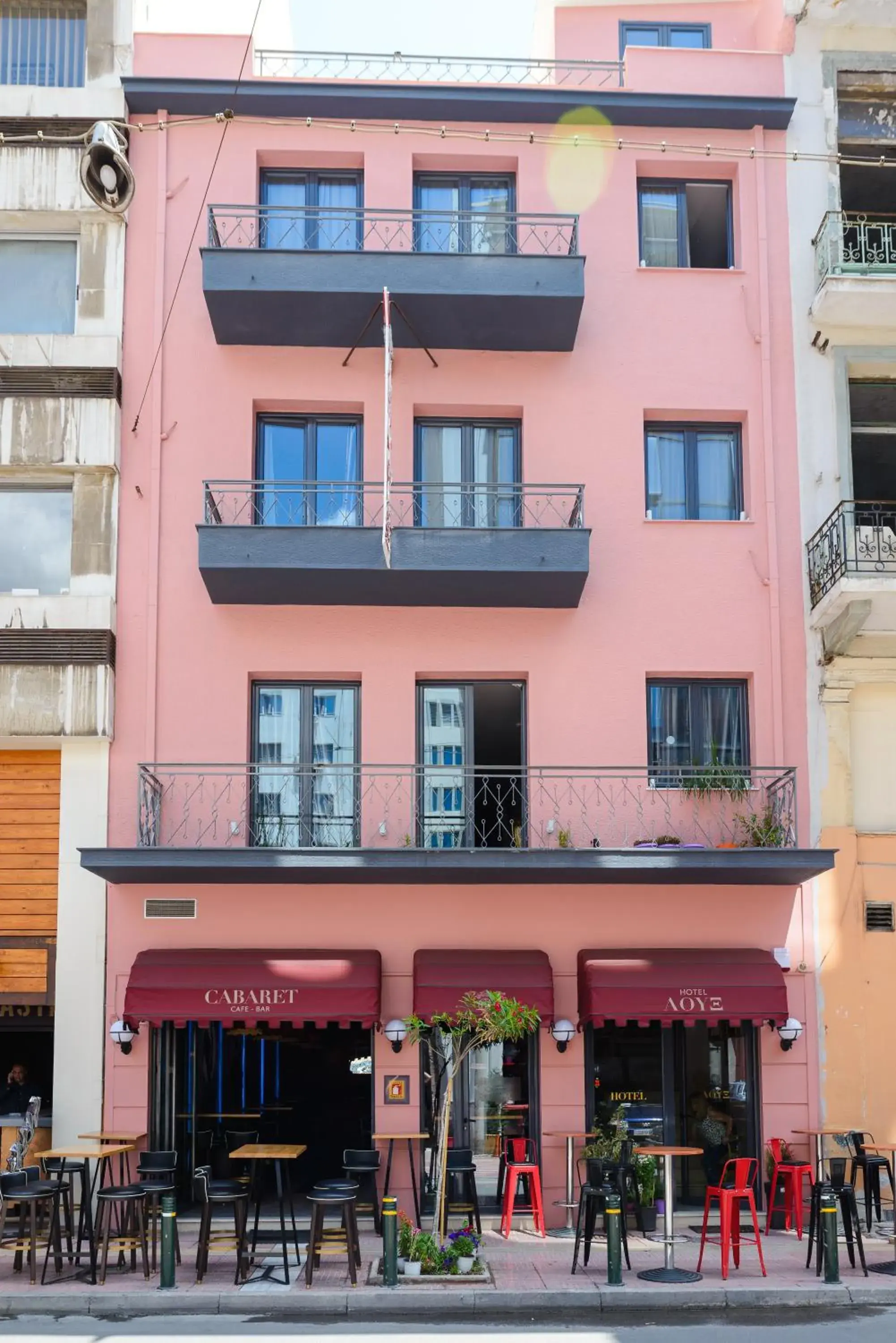 Facade/entrance in LUX Hotel Facade/entrance in LUX Hotel