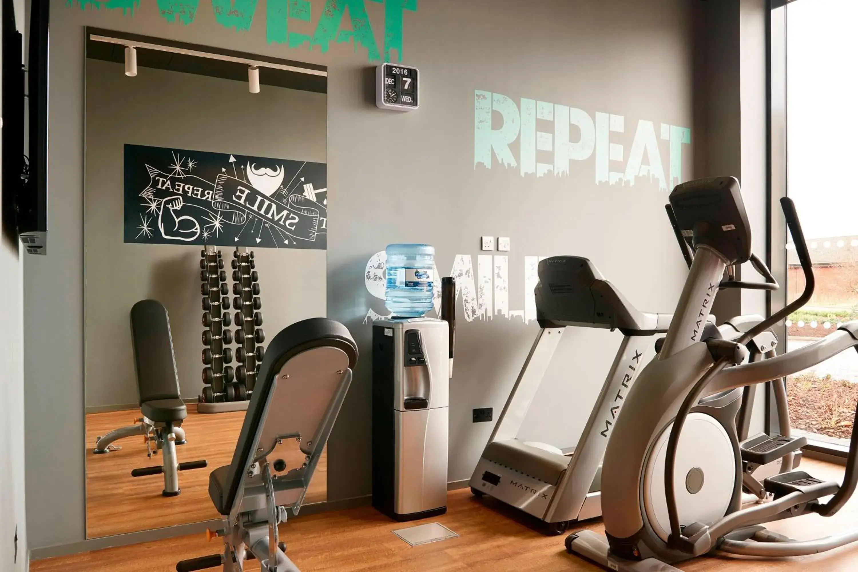 Fitness centre/facilities in Moxy Aberdeen Airport Fitness centre/facilities in Moxy Aberdeen Airport