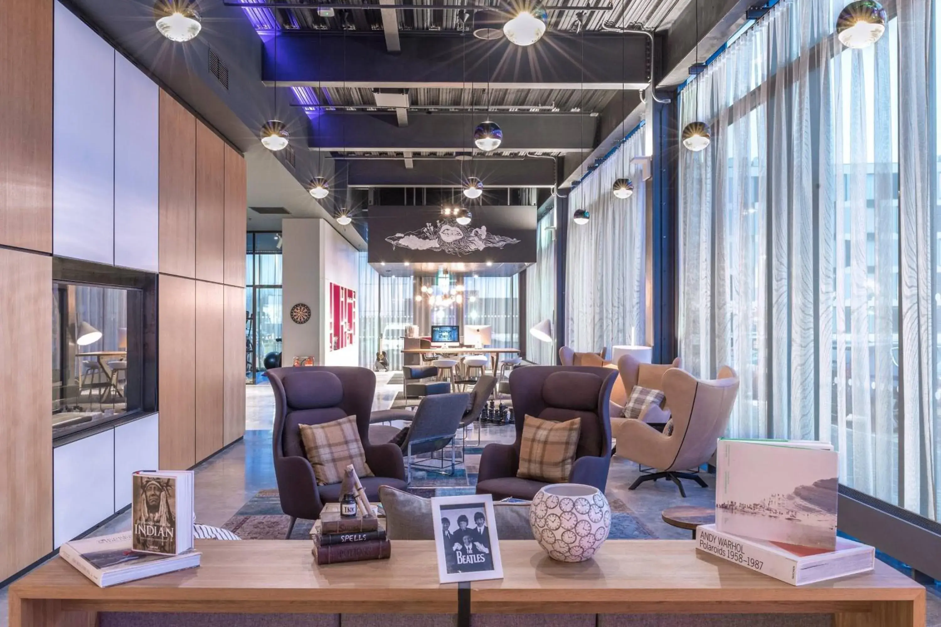 Lobby or reception in Moxy Aberdeen Airport Lobby or reception in Moxy Aberdeen Airport