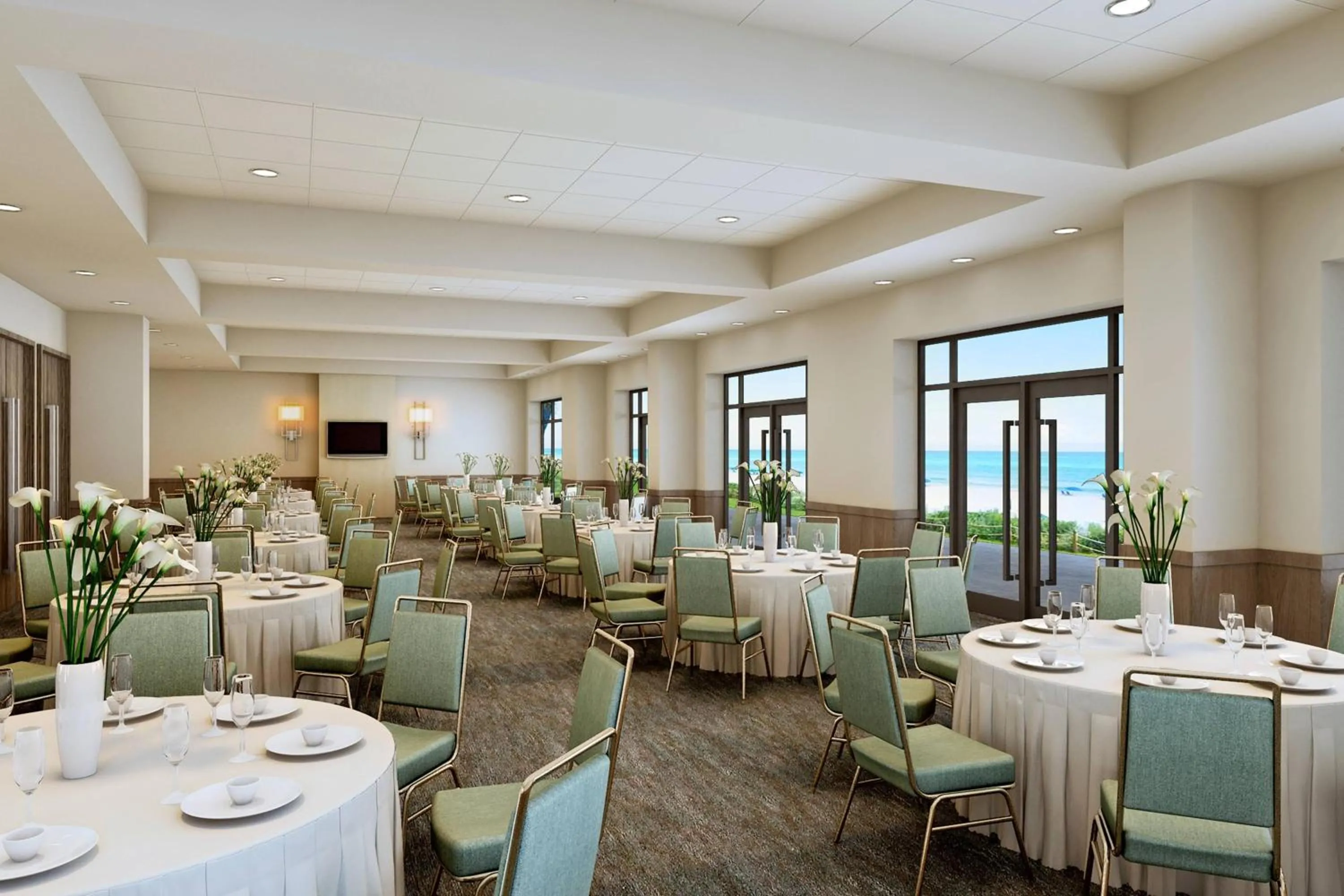 Meeting/conference room in SpringHill Suites by Marriott Navarre Oceanfront