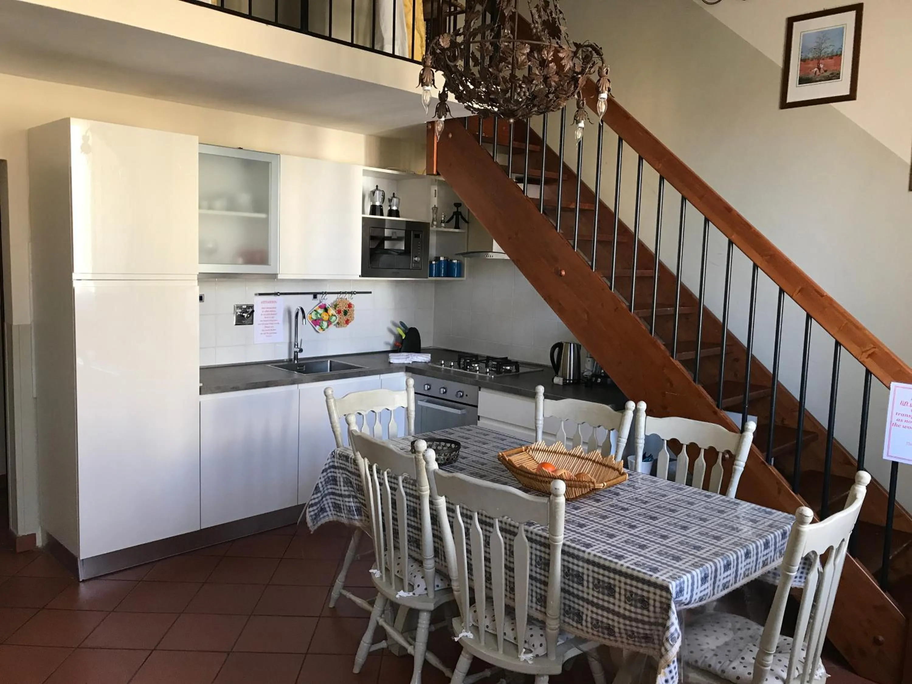 Dining area in Pepi apartments