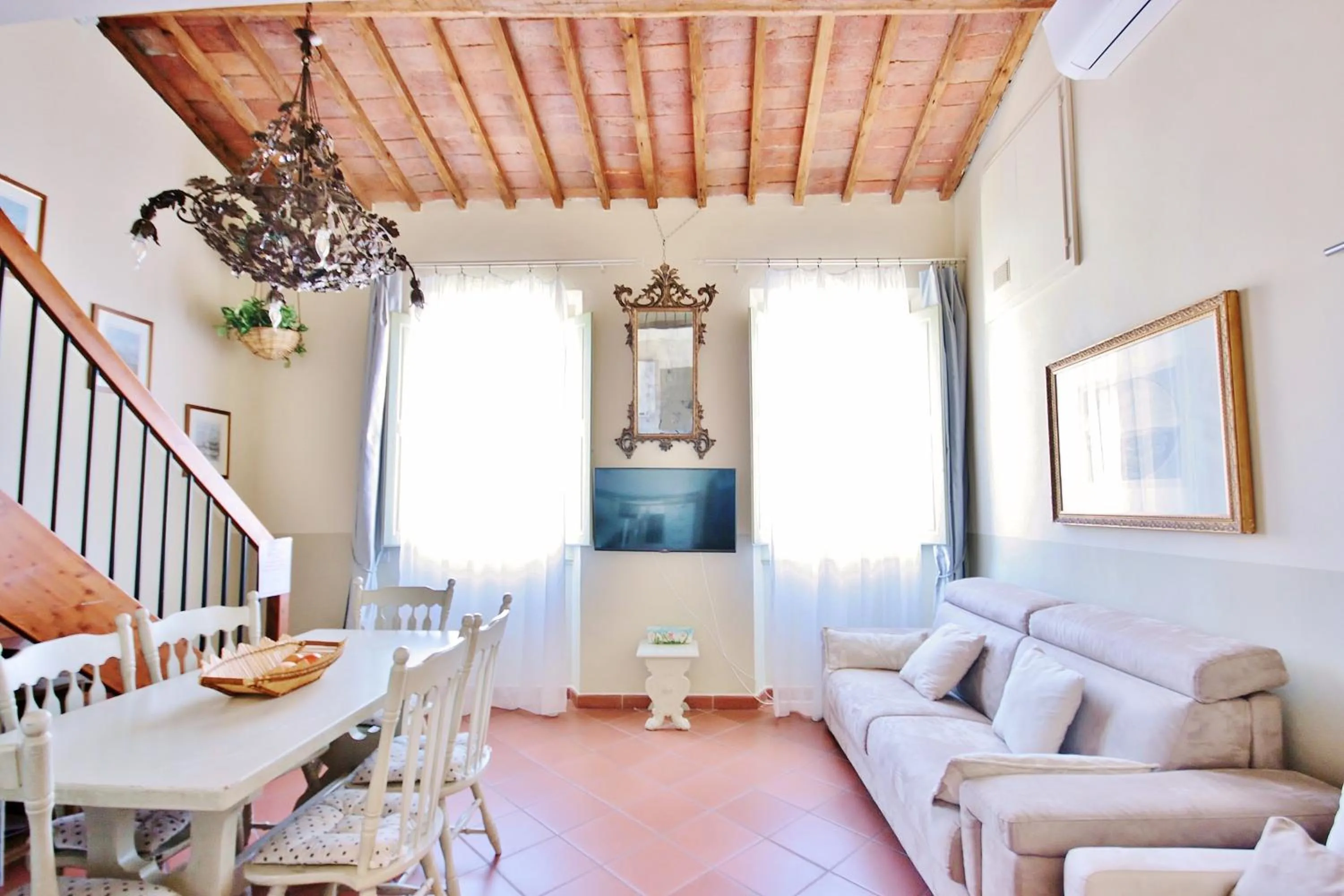 Seating area in Pepi apartments