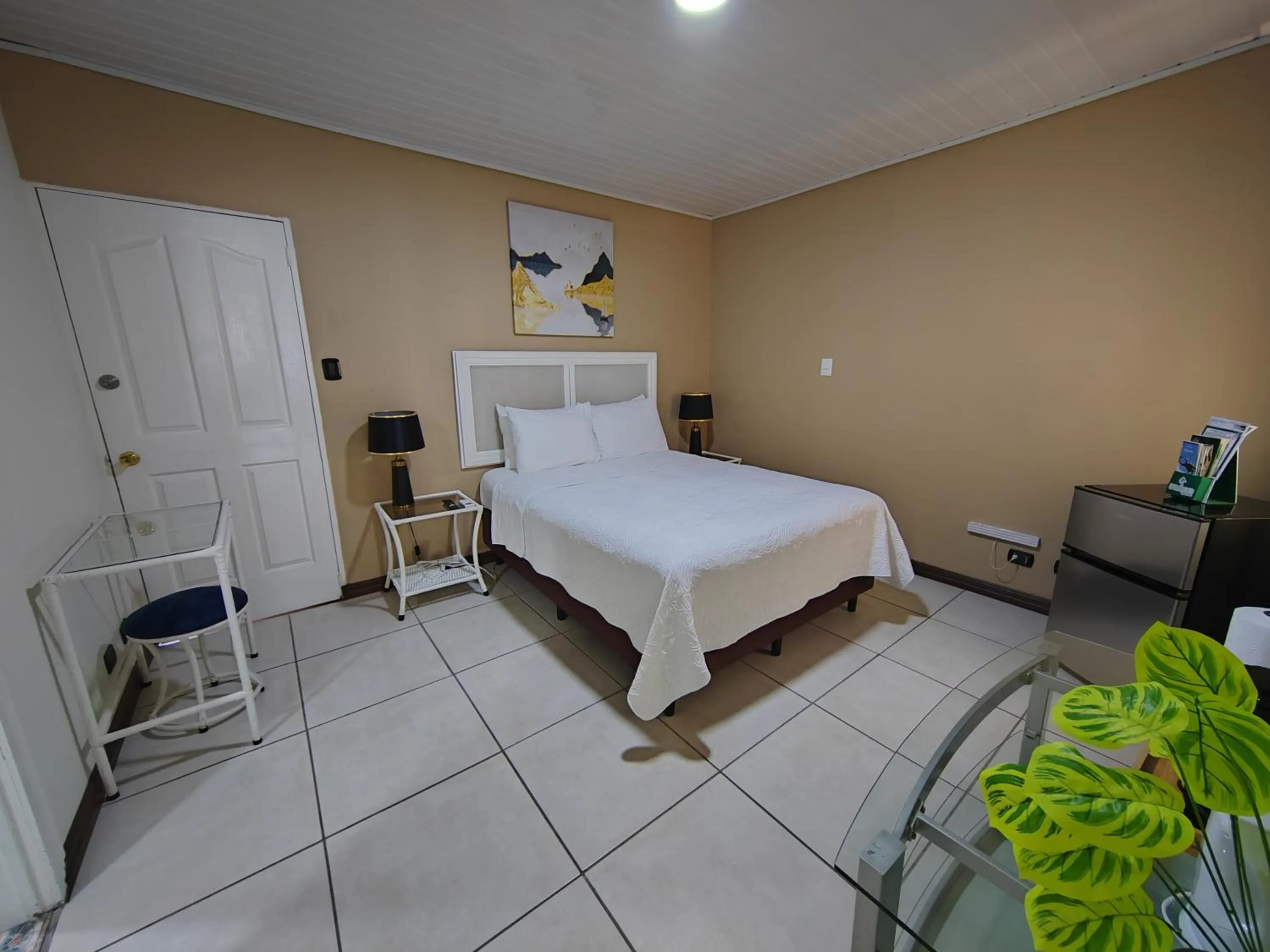 Bed in Hotel Bamboo Aeropuerto