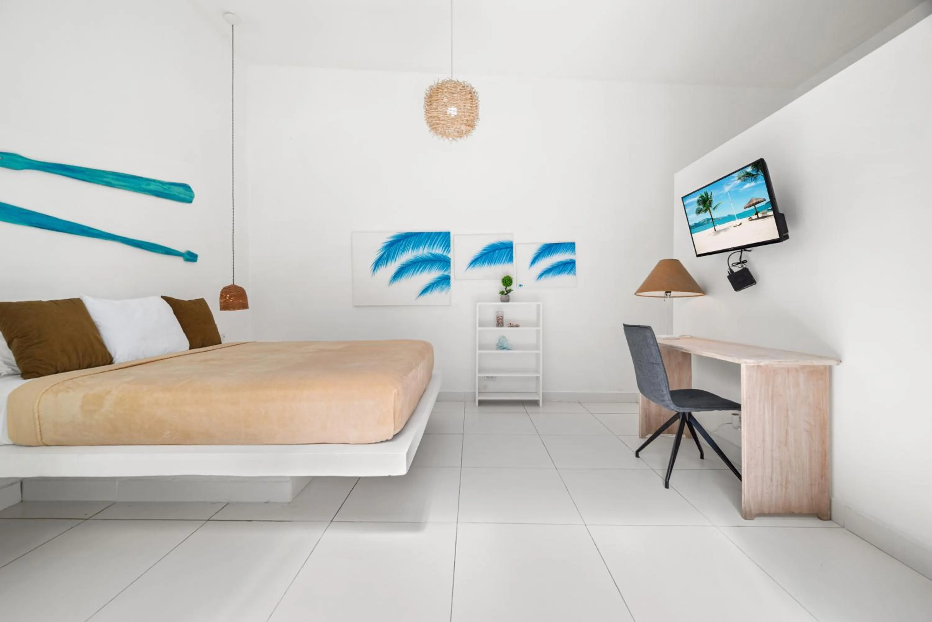 Bed in La Ramona Charming Hotel