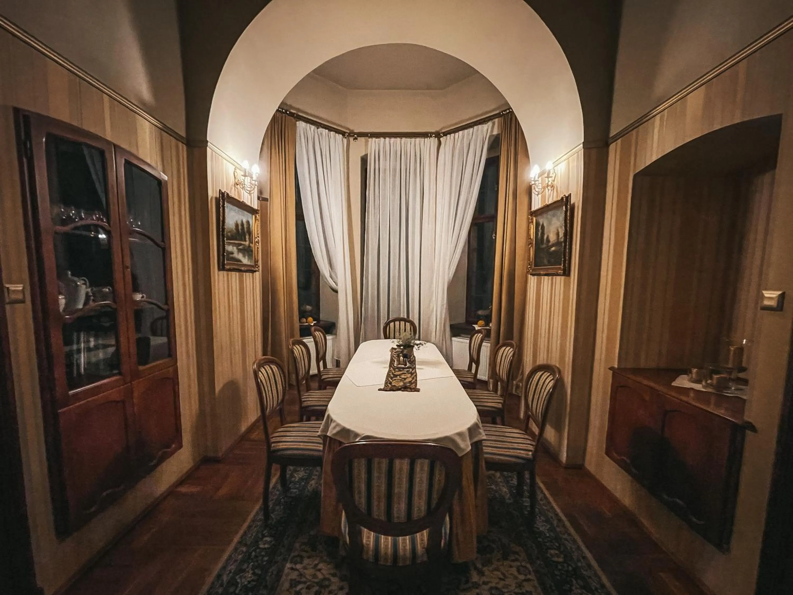 Dining area in Zamek Rzucewo