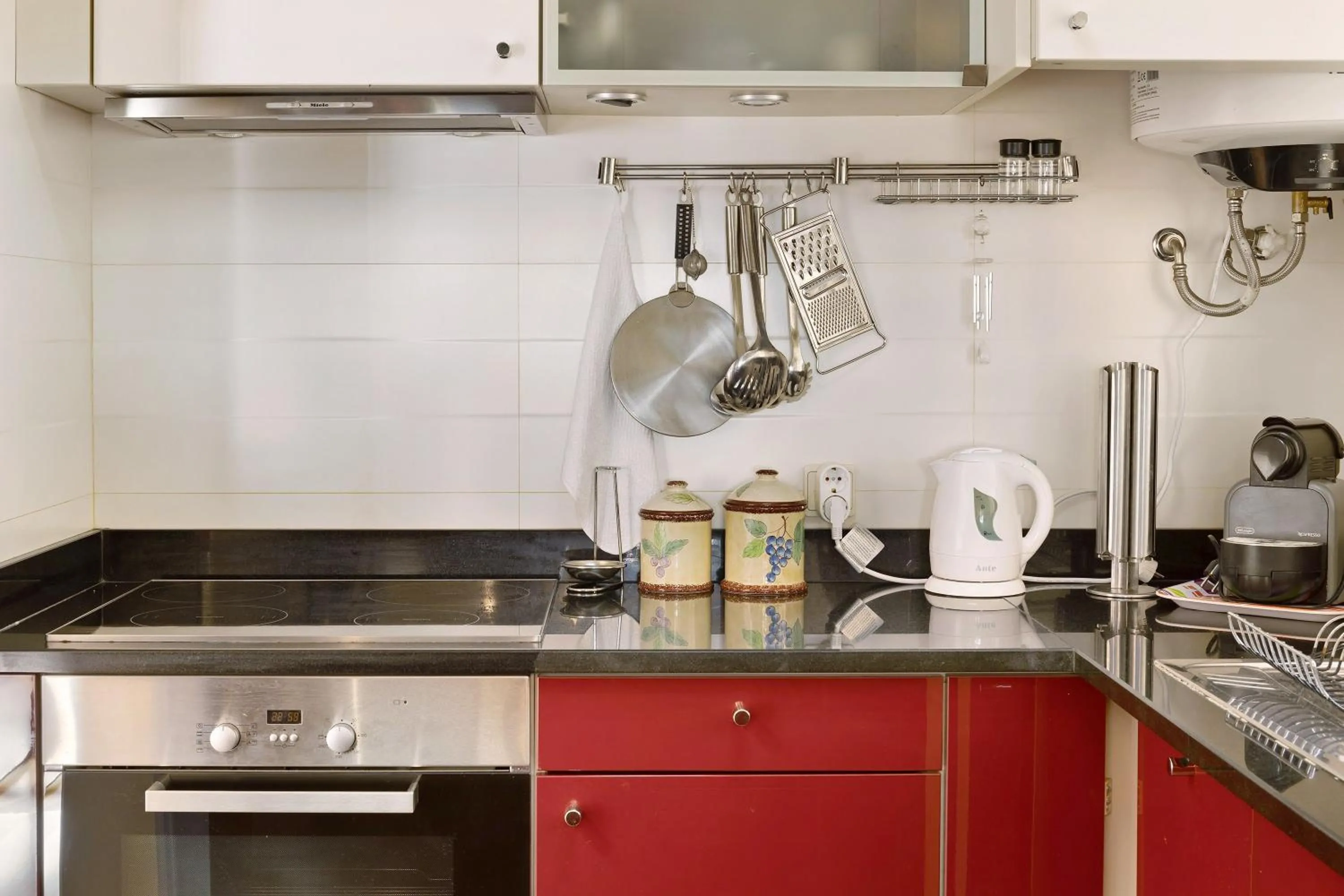 Kitchen or kitchenette in Luzias Apartment