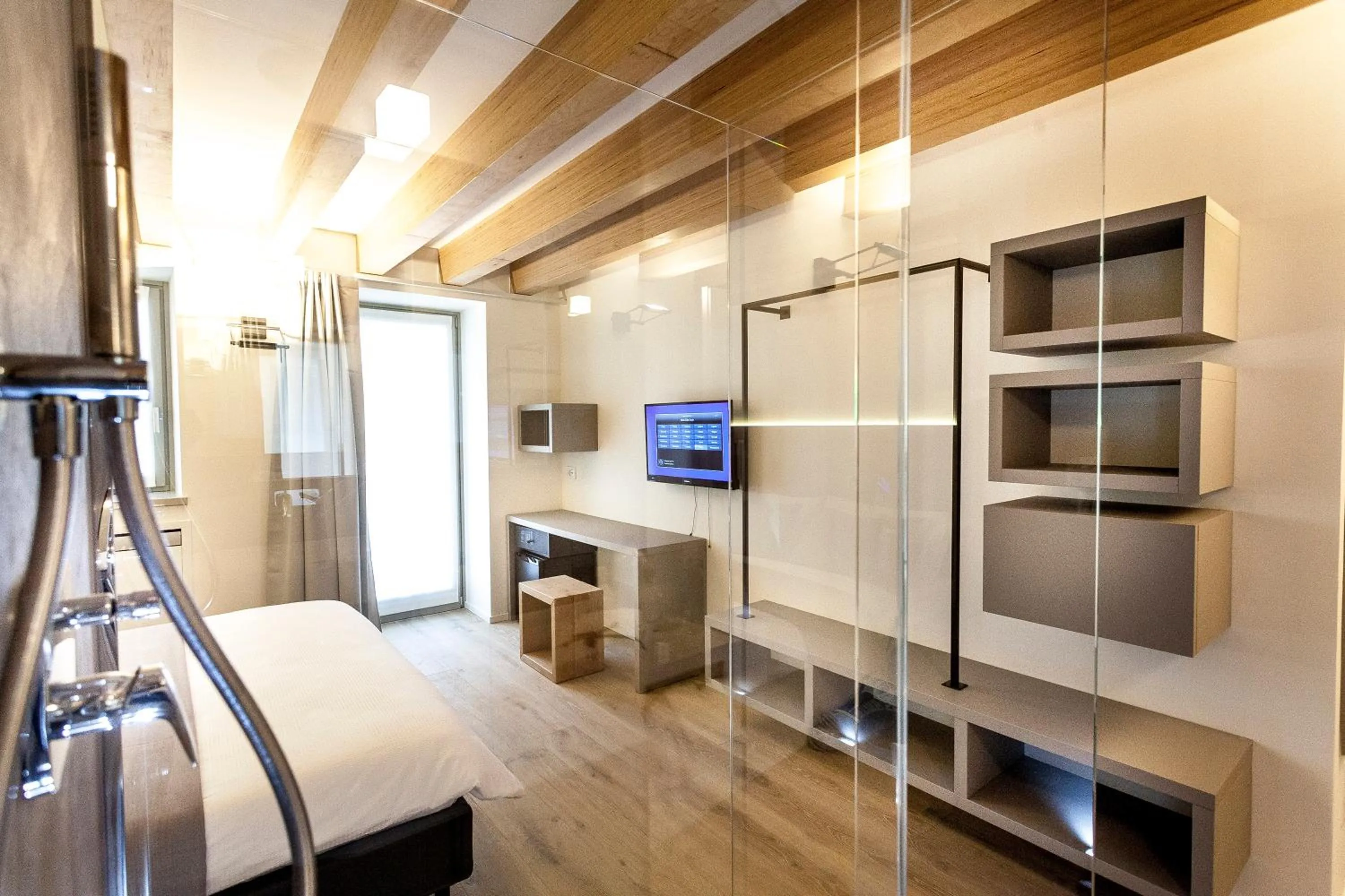 Shower, Bed in Casa Alla Lega