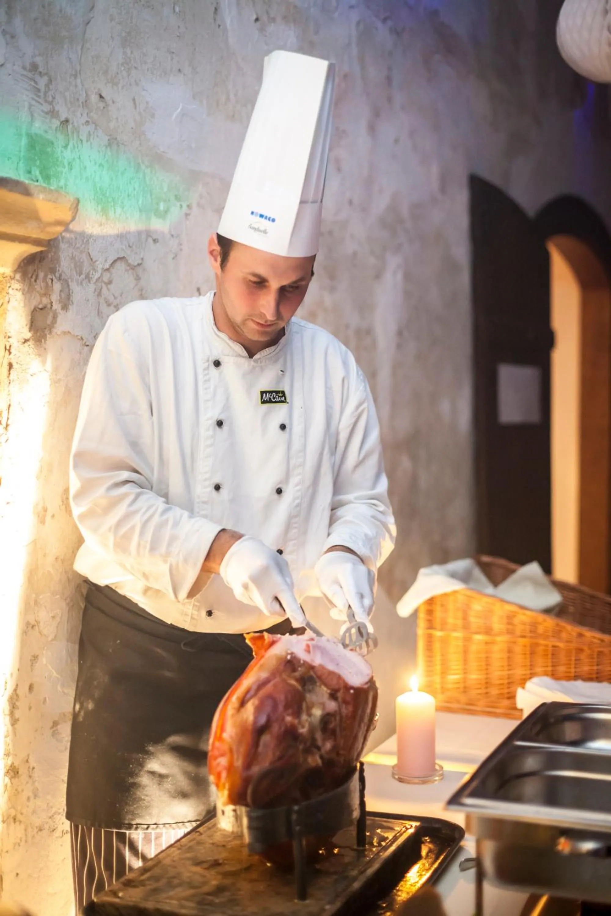 Food close-up in zámek Kolštejn - hotel Chateau Goldenstein