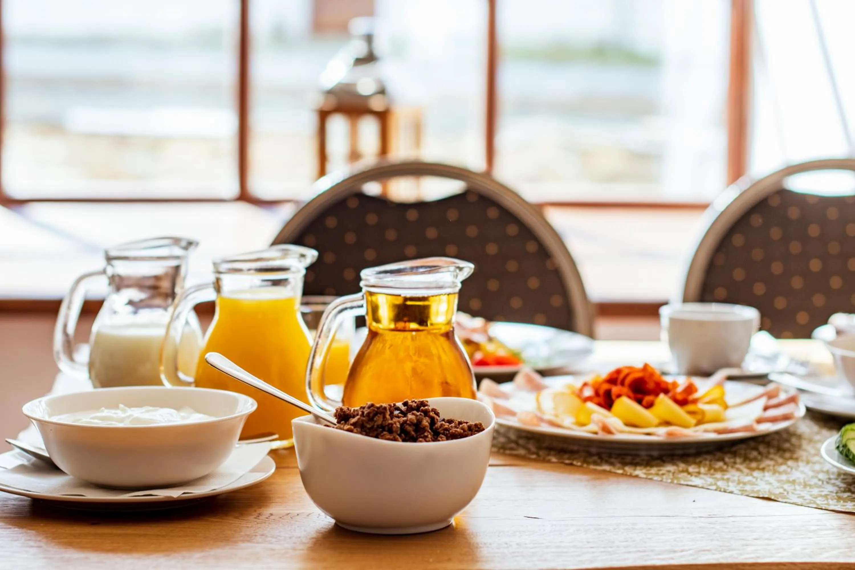 Continental breakfast in zámek Kolštejn - hotel Chateau Goldenstein