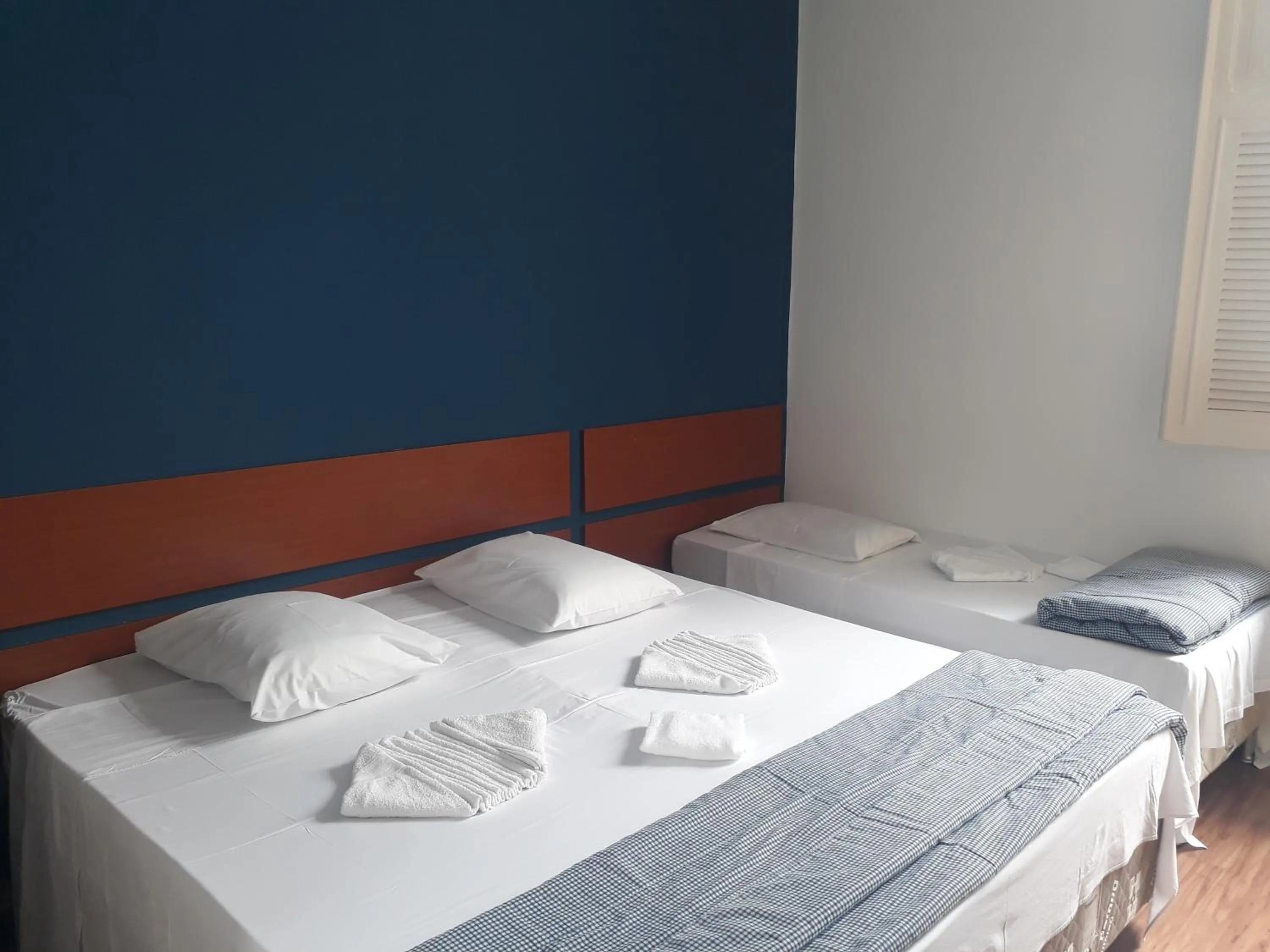 Bed in MOVA Hotel D'oeste - Localizado em frente a Praça Principal da Cidade, na área Central - Pé na Praça
