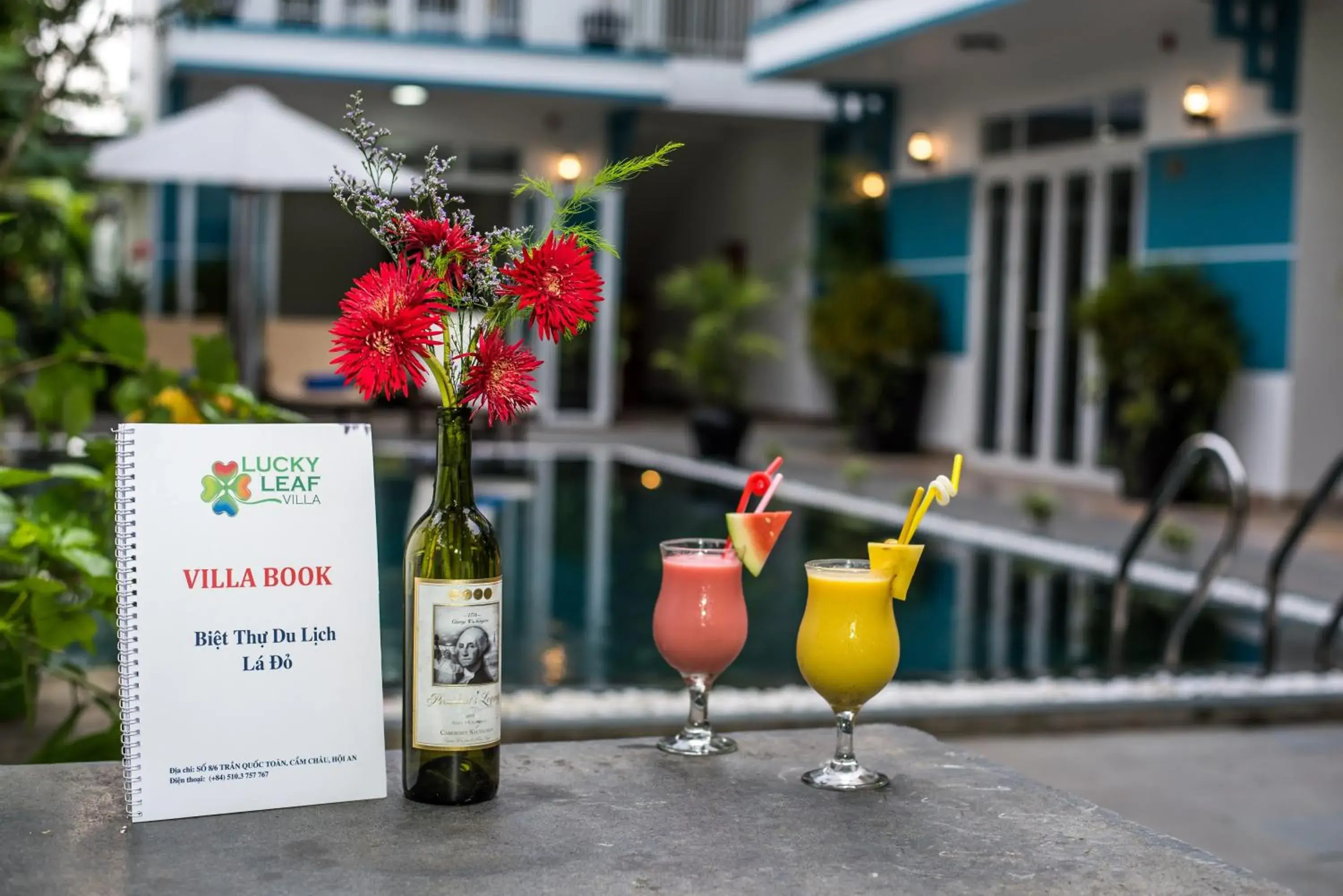 Pool view in Lucky Leaf Hoian Villa Pool view in Lucky Leaf Hoian Villa
