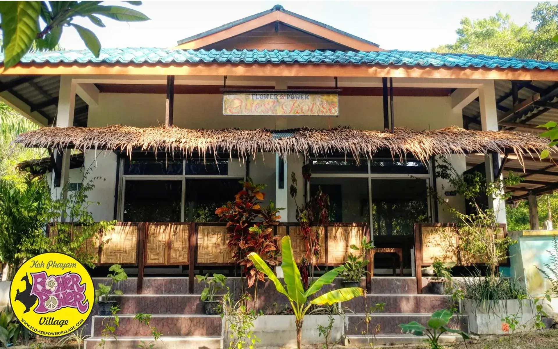 Facade/entrance in Flower Power Farm Village Facade/entrance in Flower Power Farm Village