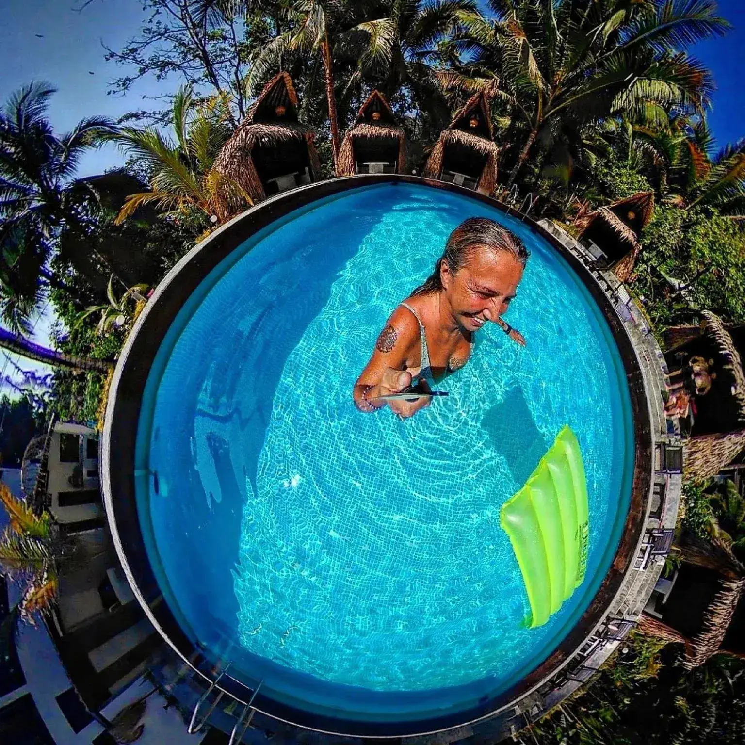 Swimming pool in Flower Power Farm Village Swimming pool in Flower Power Farm Village