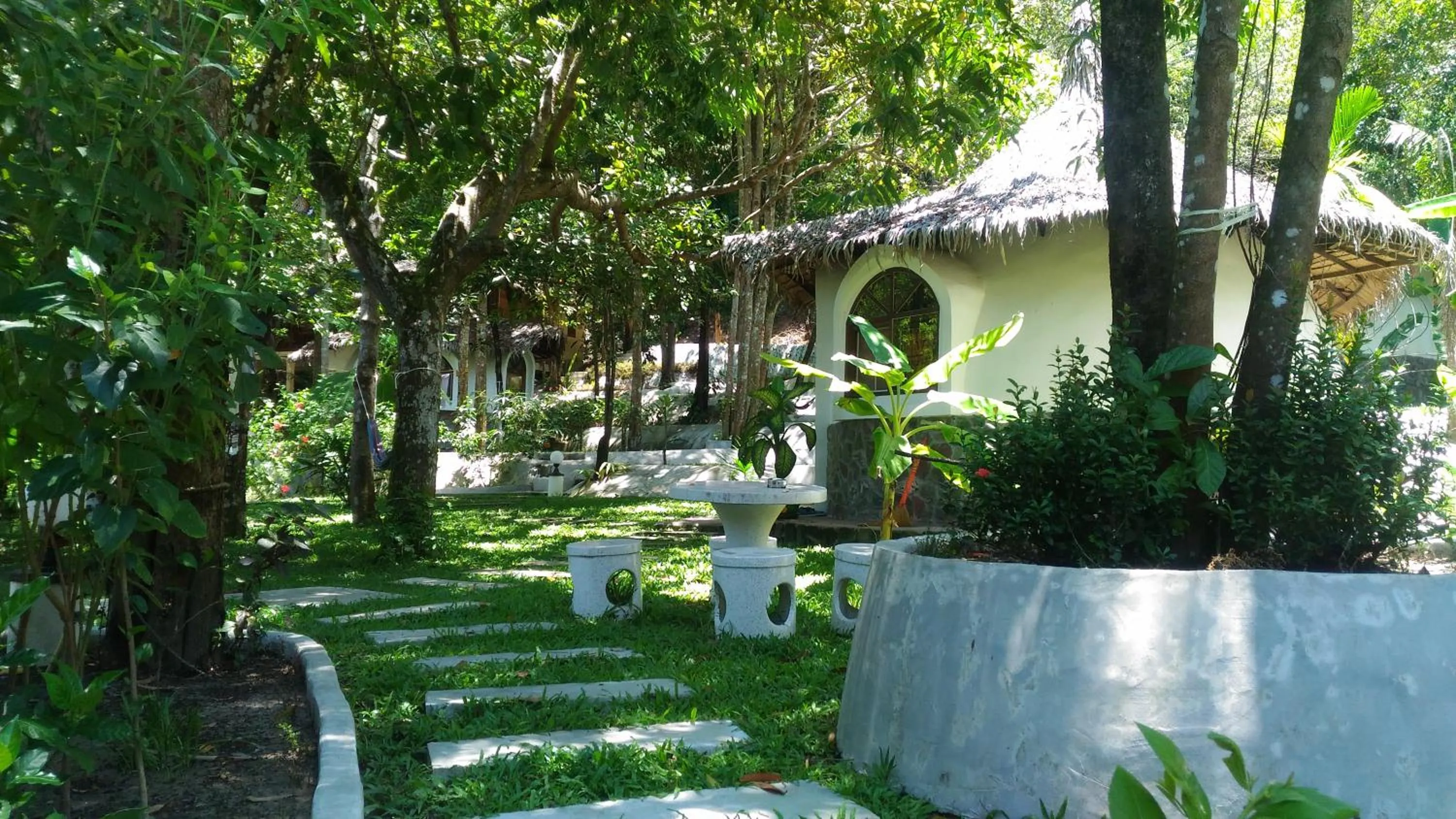 Garden view in Flower Power Farm Village