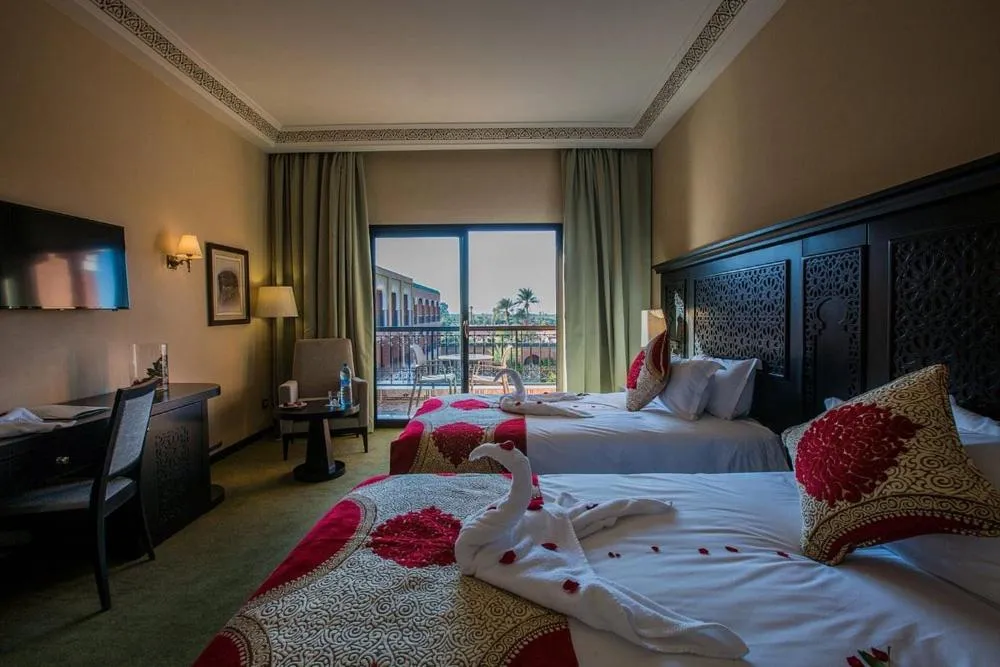 Garden view, Bed in Ennakhil Marrakech Hotel & SPA