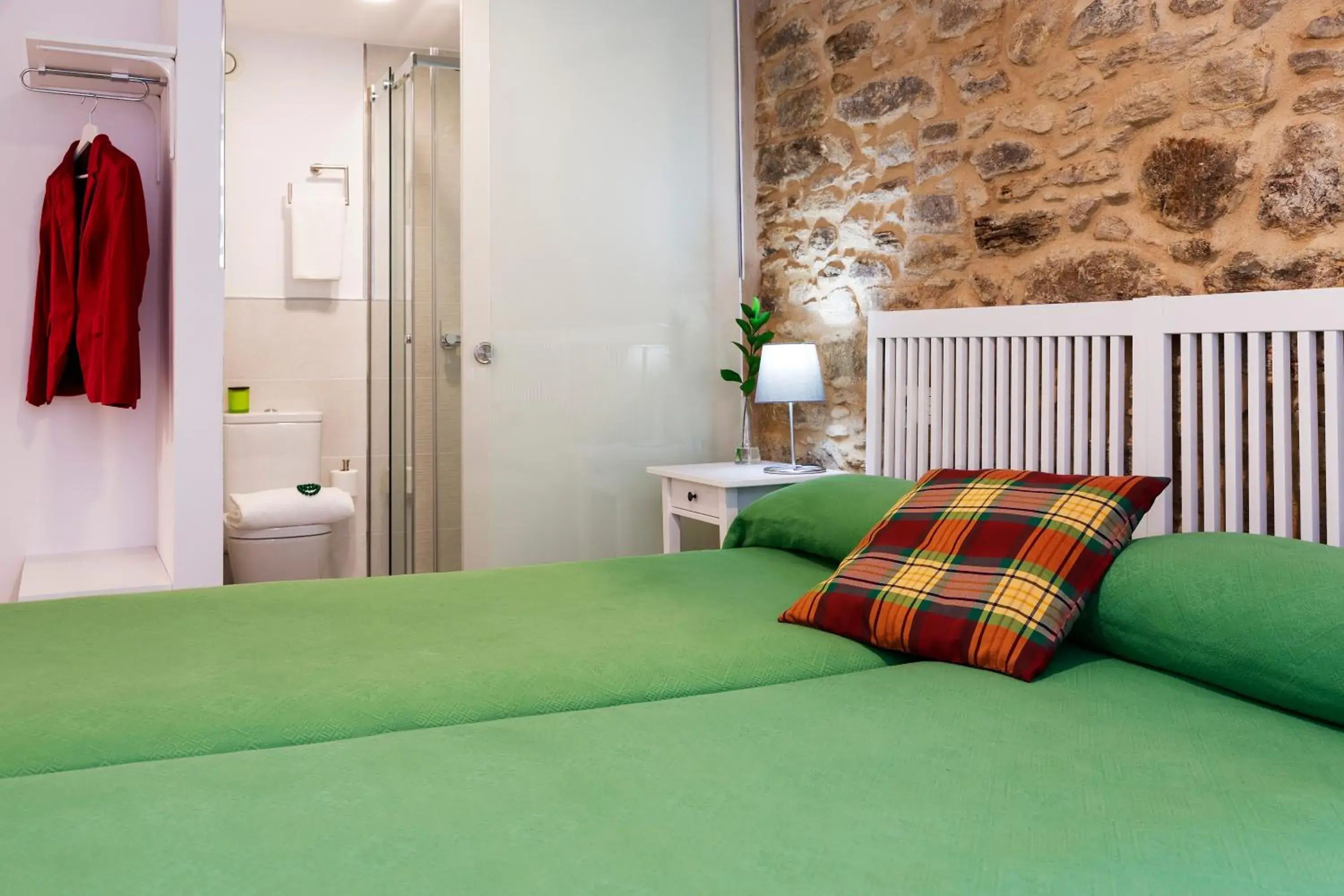 Double or Twin Room in Pensión Rua Nova Double or Twin Room in Pensión Rua Nova