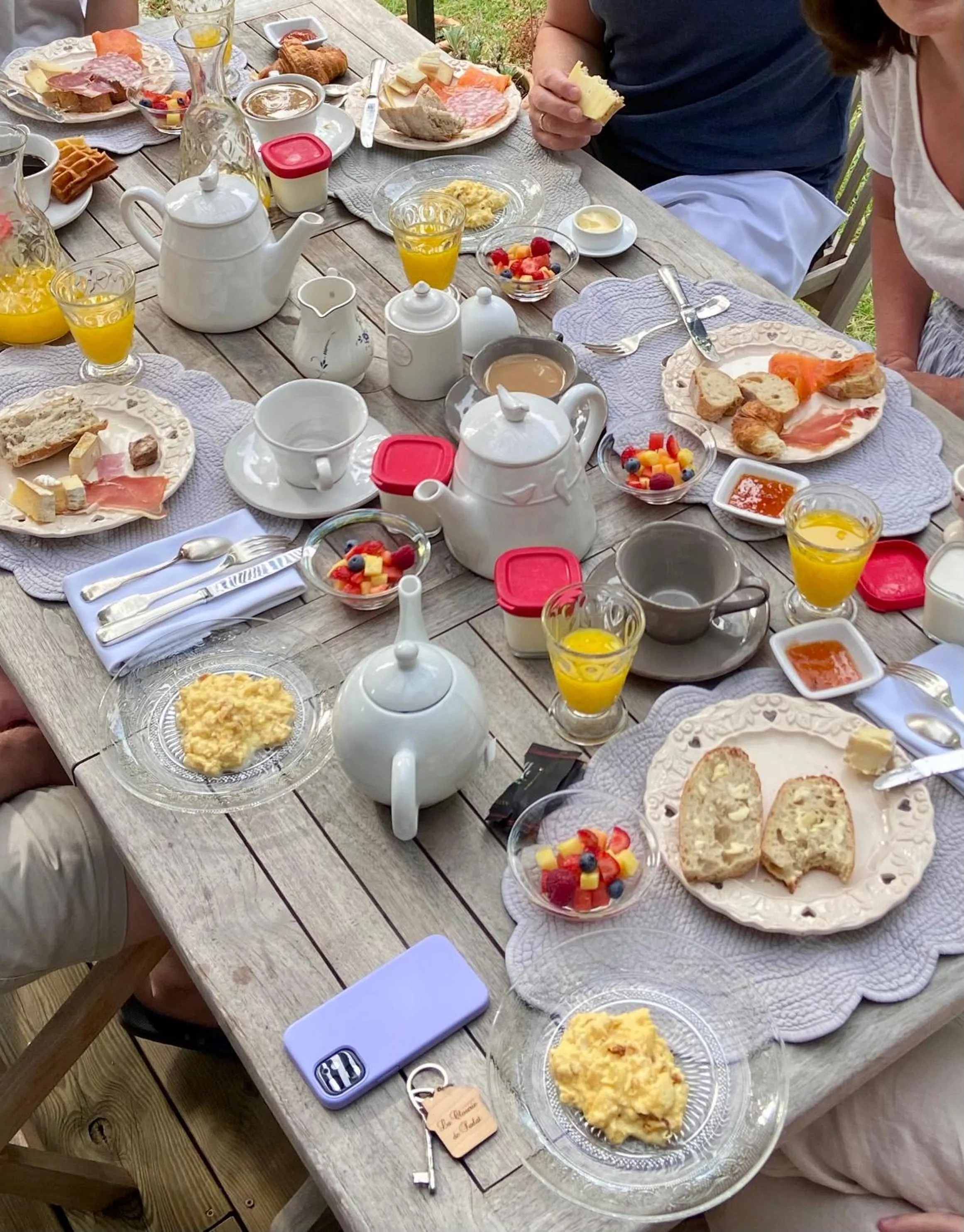 Continental breakfast in La Closerie de Sarlat Maison d hôtes de charme