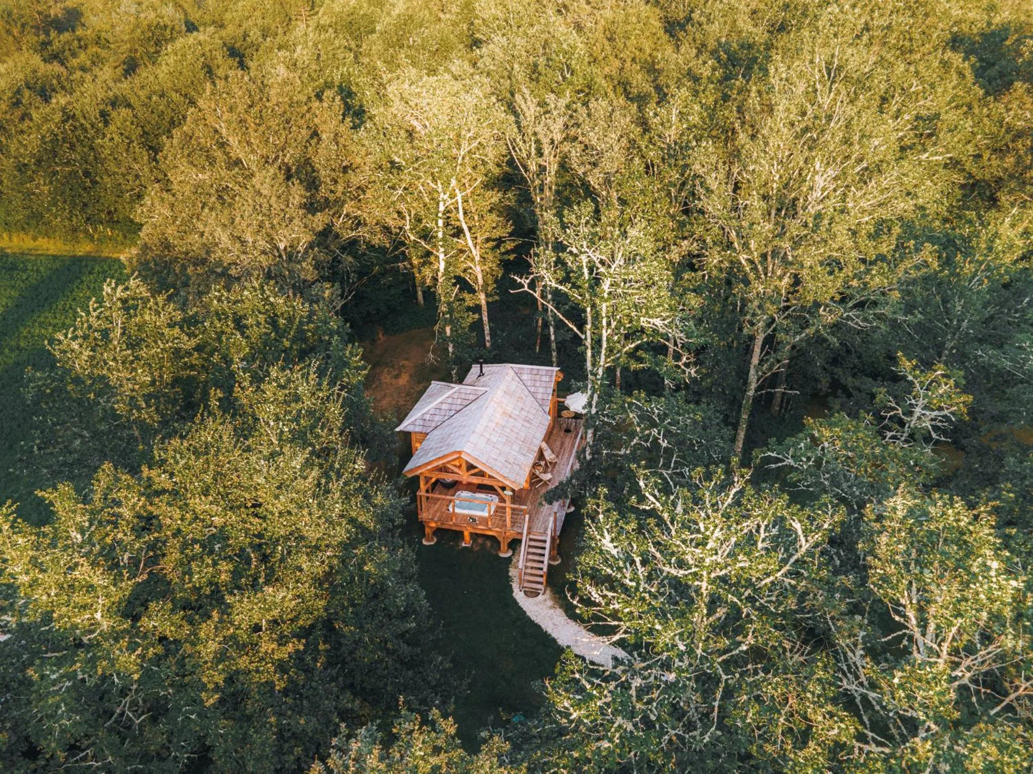 Bird's eye view in La Closerie de Sarlat Maison d hôtes de charme