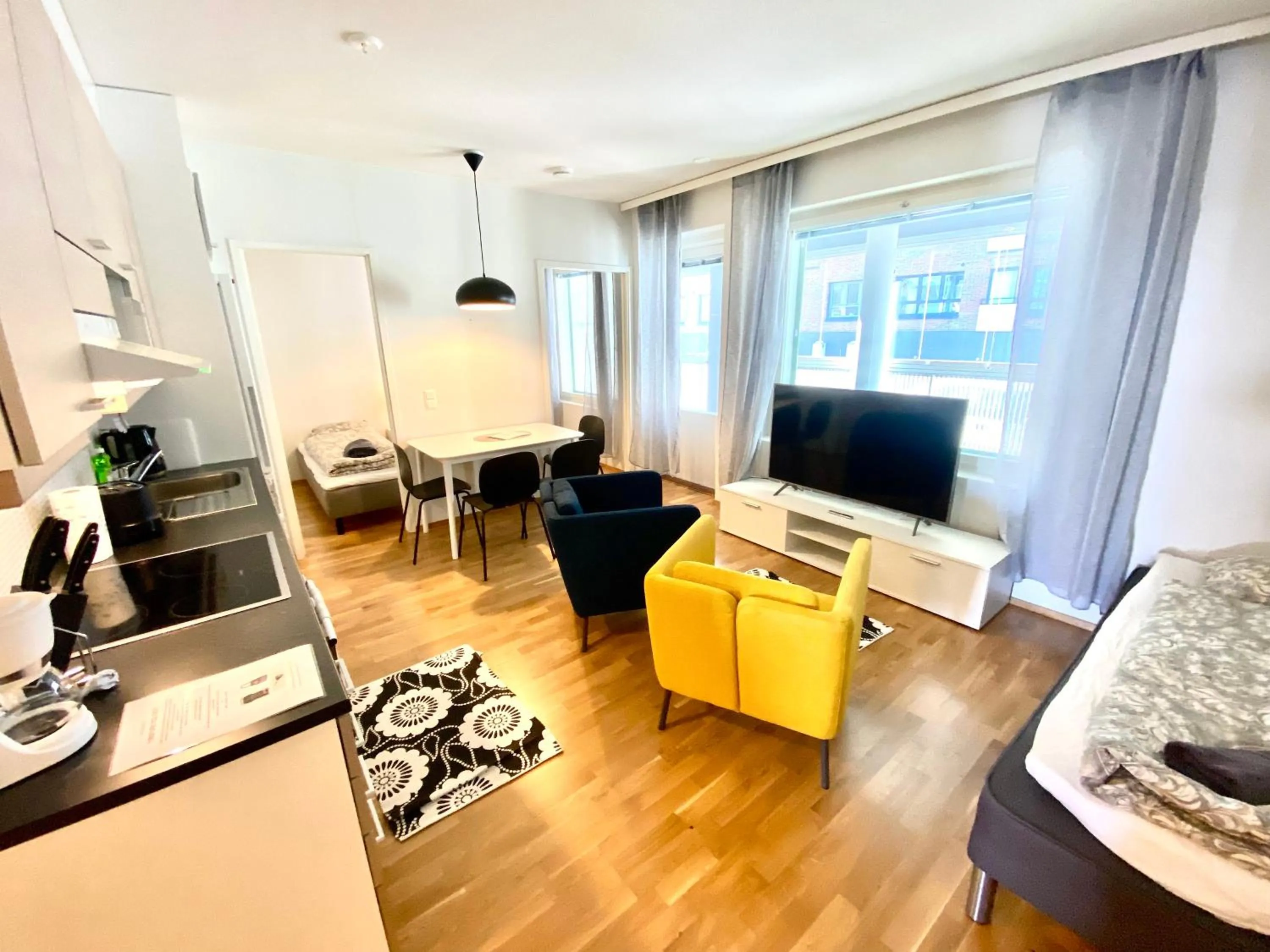 Triple Room with Balcony in DP Apartments Vaasa