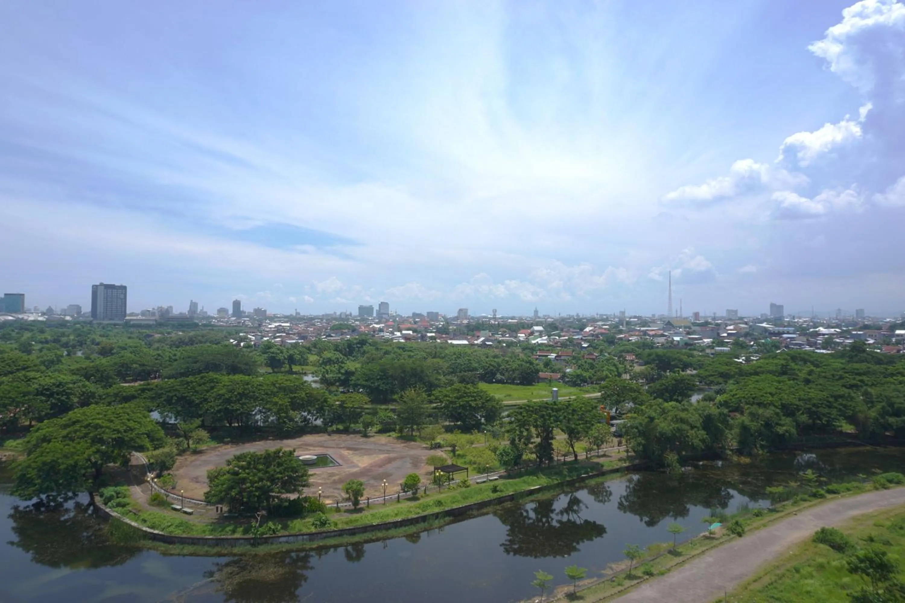 City view in Liberta Hotel Grand Sayang Makassar