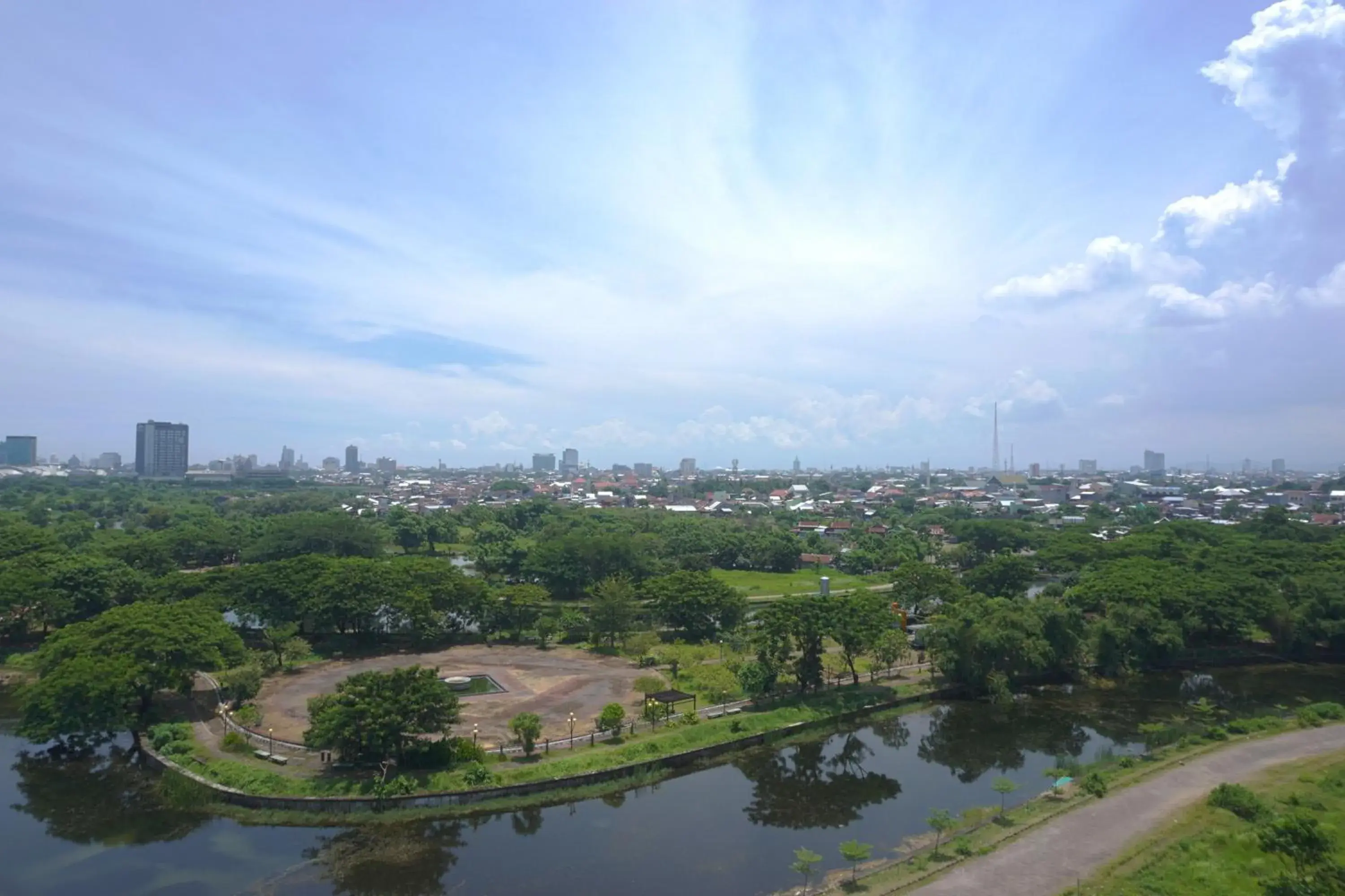 City view in Liberta Hotel Grand Sayang Makassar City view in Liberta Hotel Grand Sayang Makassar