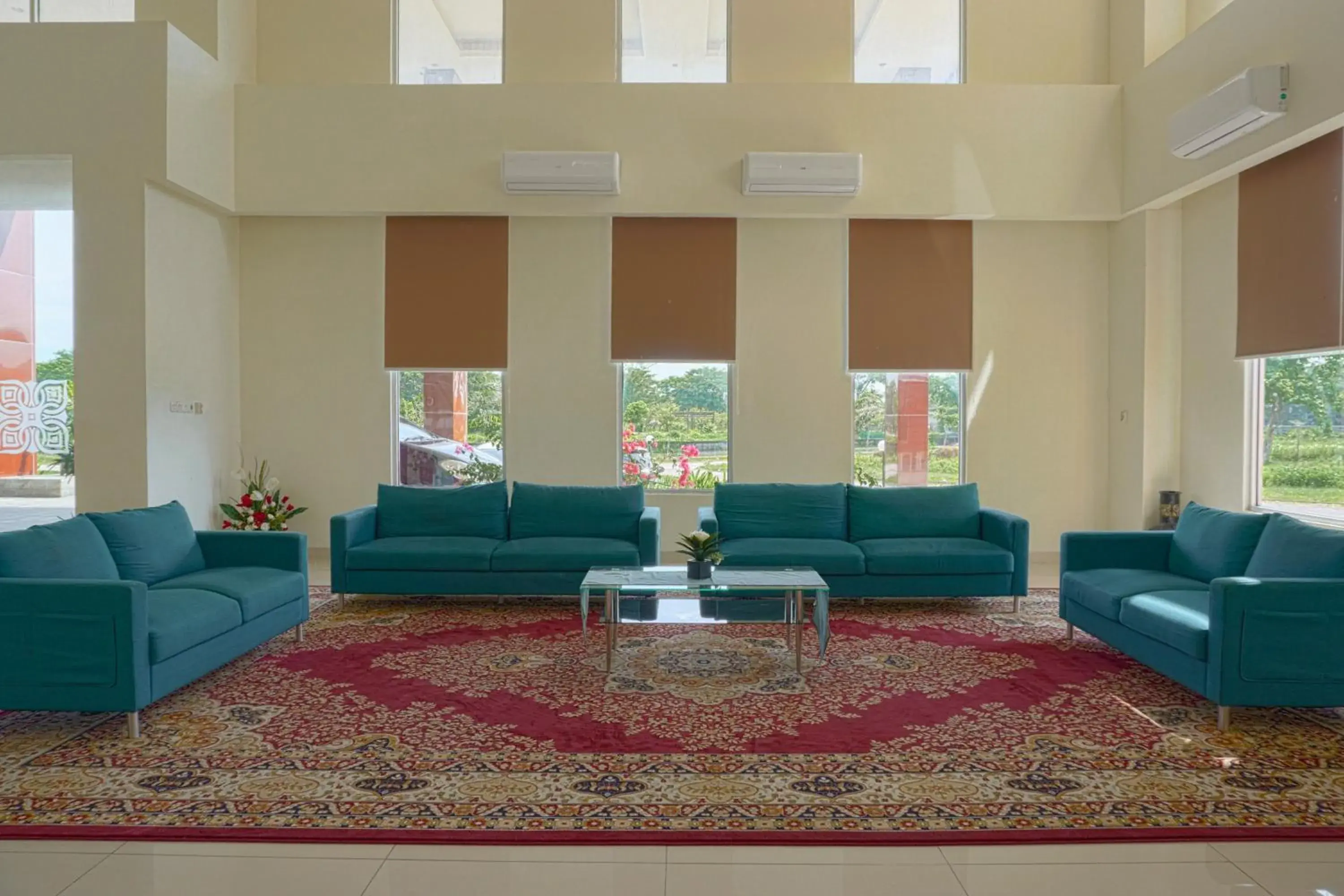 Lobby or reception in Liberta Hotel Grand Sayang Makassar Lobby or reception in Liberta Hotel Grand Sayang Makassar