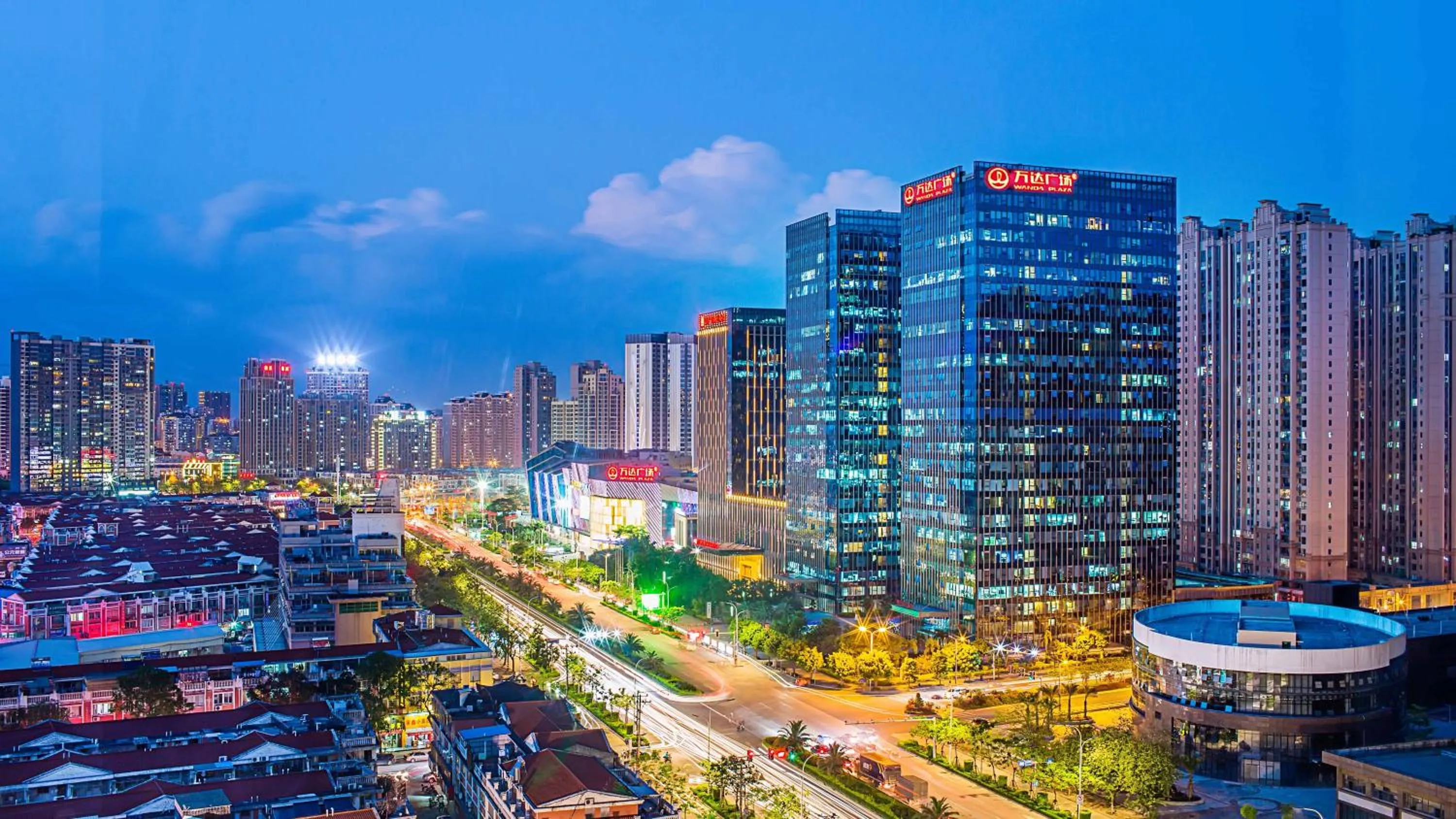 Bird's eye view in Wanda Realm Zhangzhou