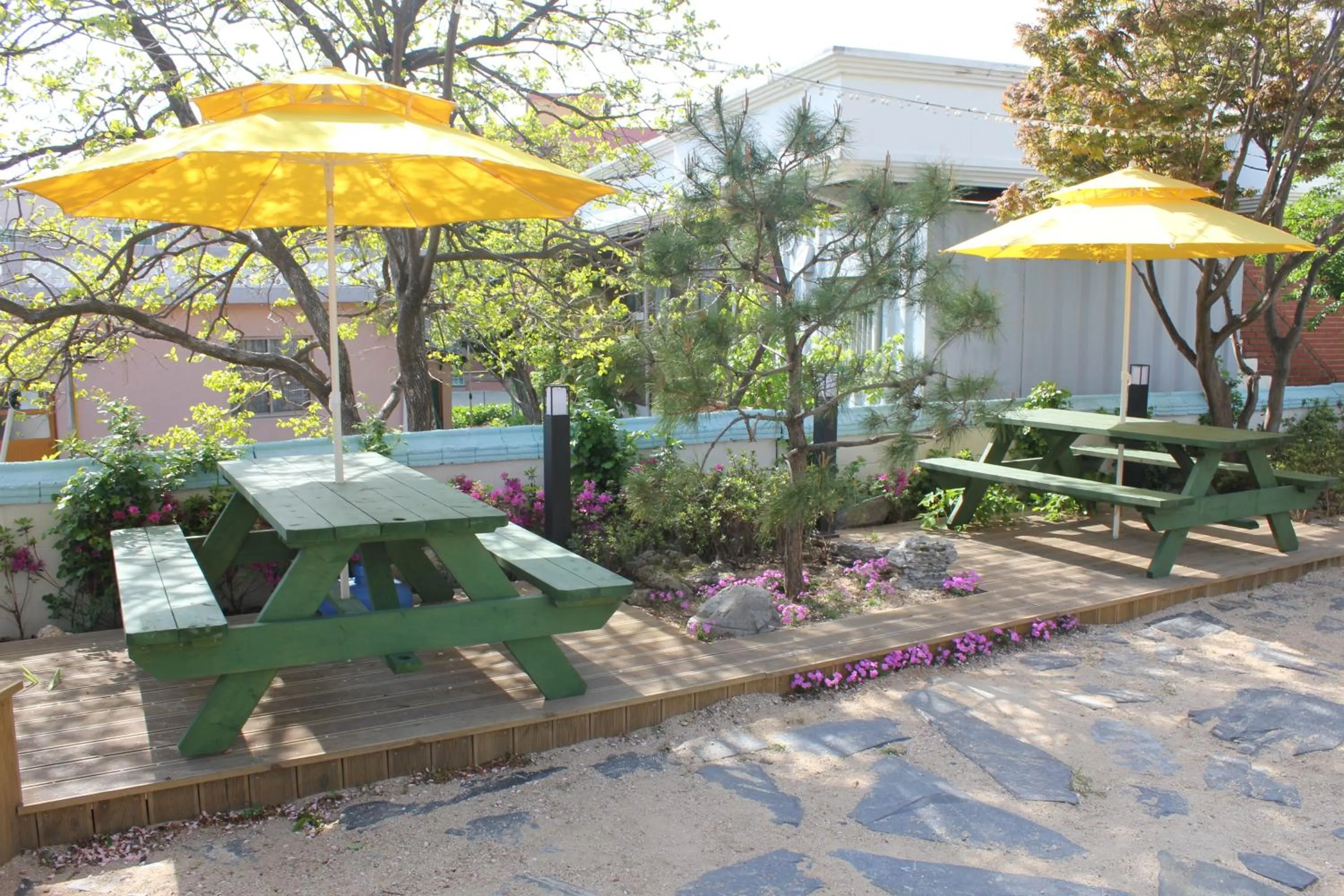 Patio in With U Hotel & Guesthouse