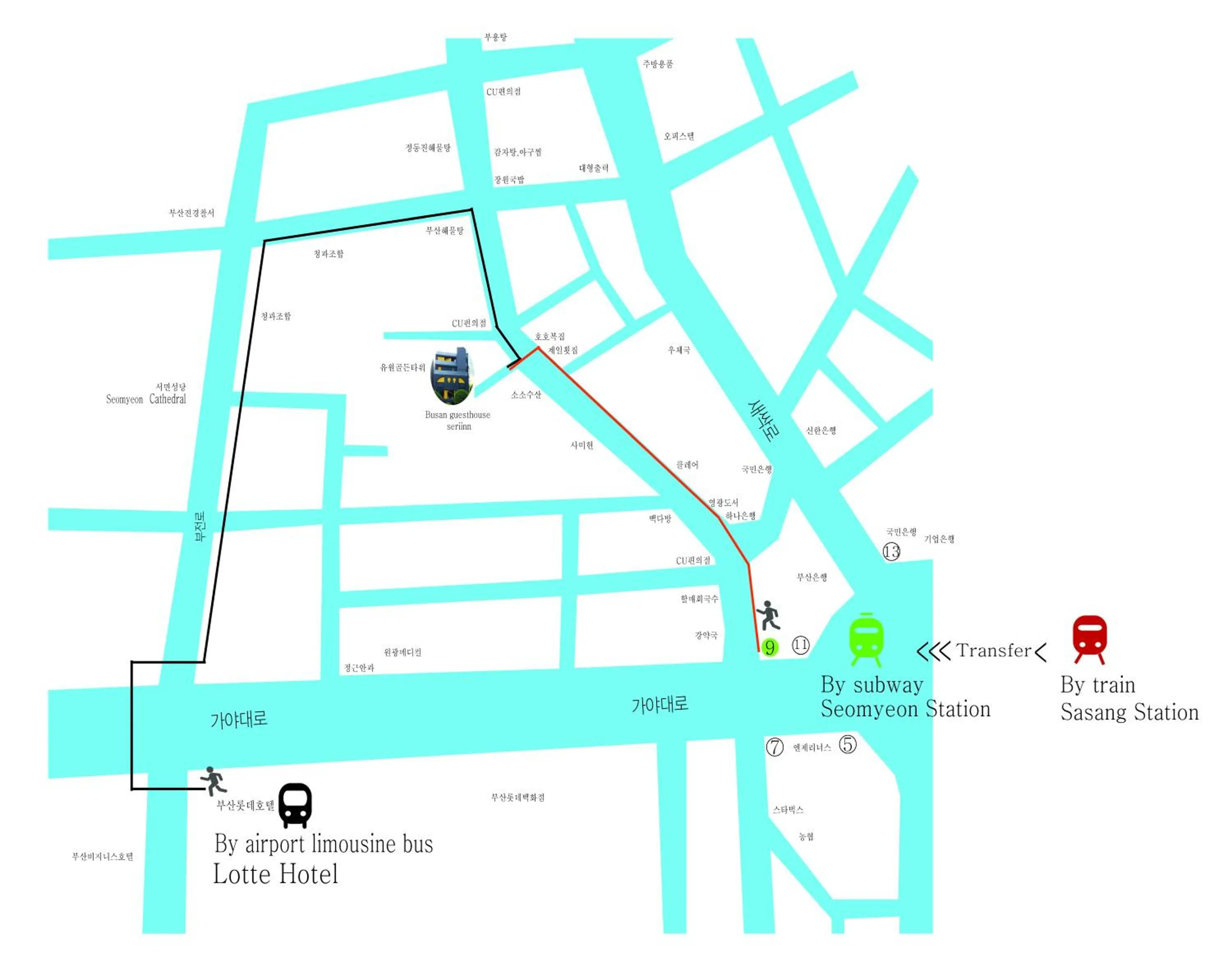 Location in Seri Inn Guesthouse