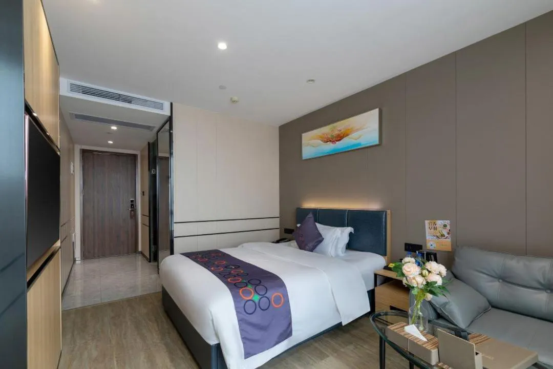 Bed in Yimi MIX International Apartment