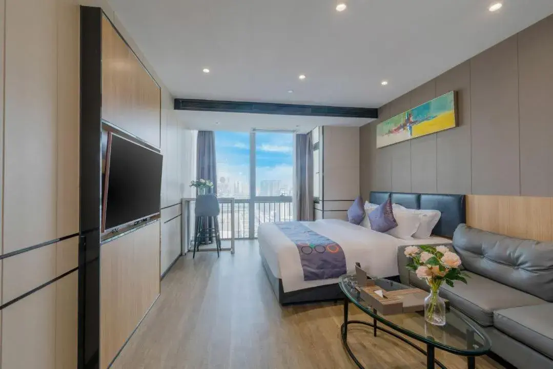Business Double Room in Yimi MIX International Apartment Business Double Room in Yimi MIX International Apartment
