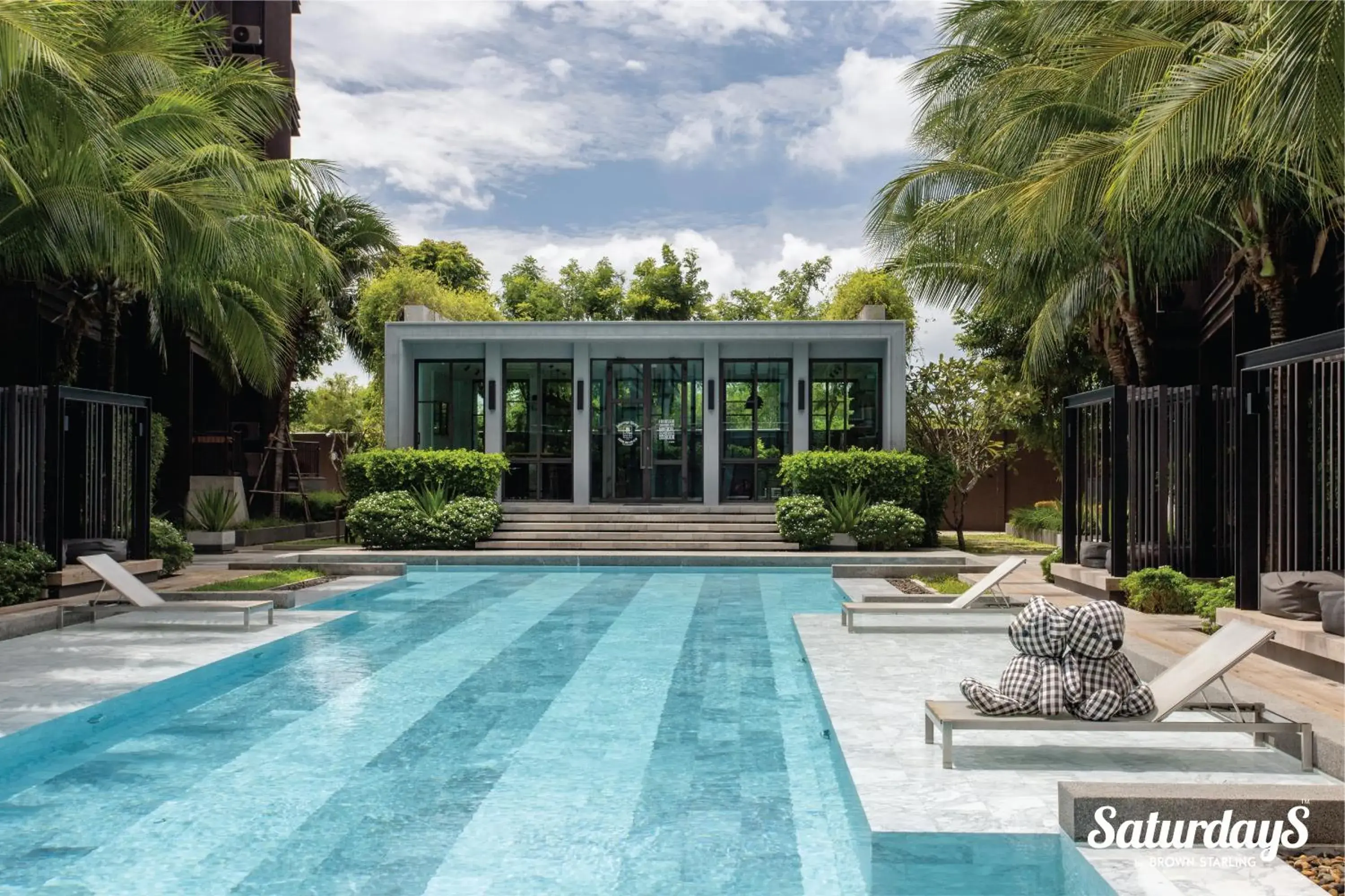 Swimming pool in Saturdays Residence by Brown Starling Swimming pool in Saturdays Residence by Brown Starling