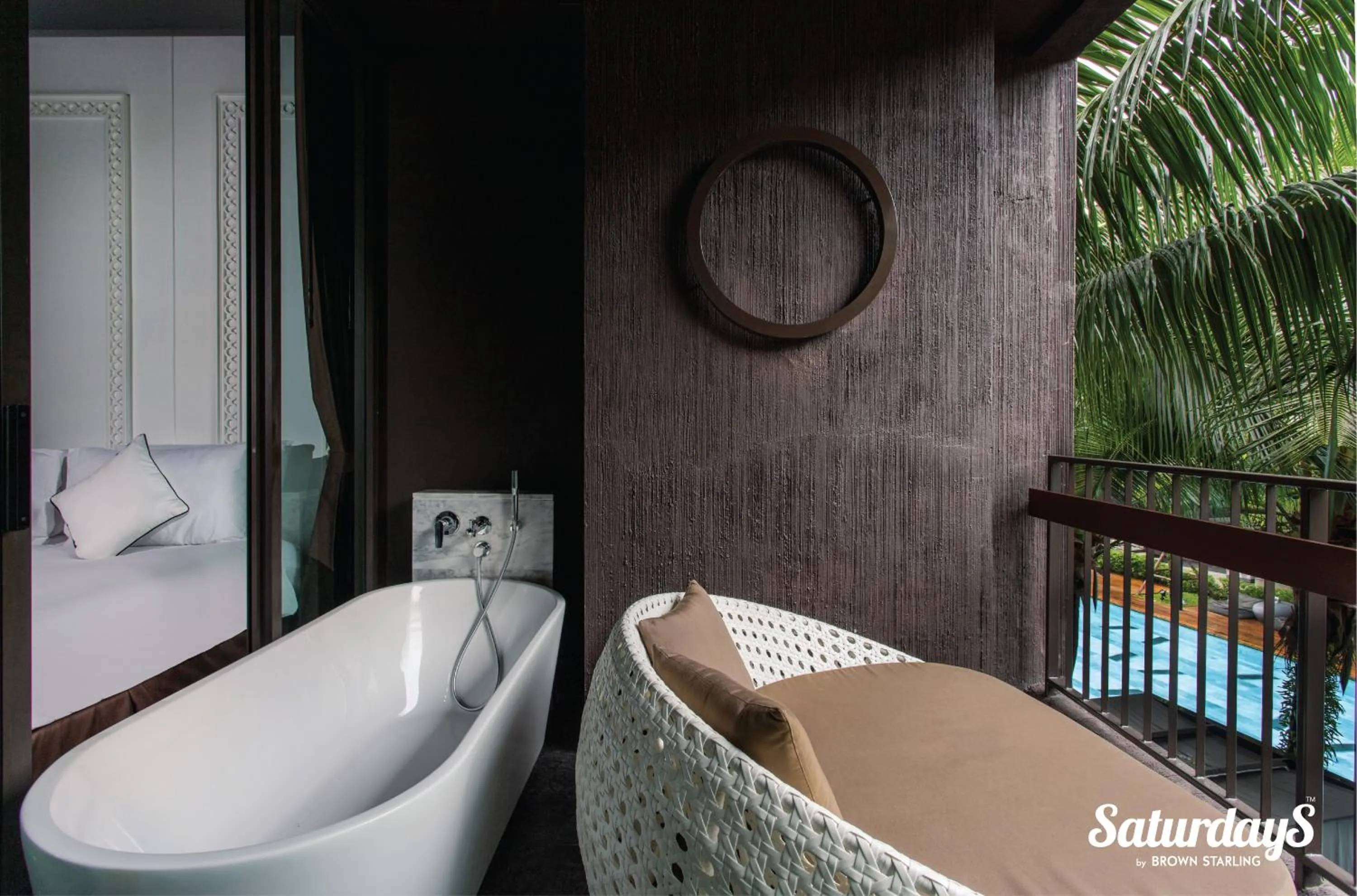 Balcony/Terrace in Saturdays Residence by Brown Starling