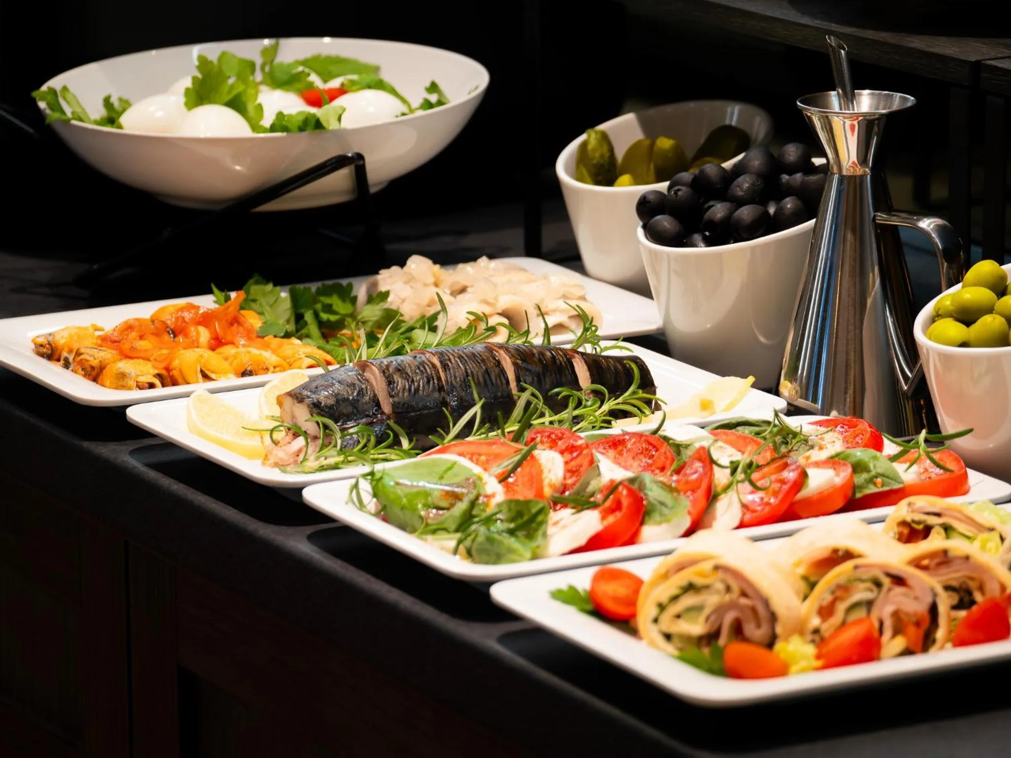 Buffet breakfast in Hotel Palladian