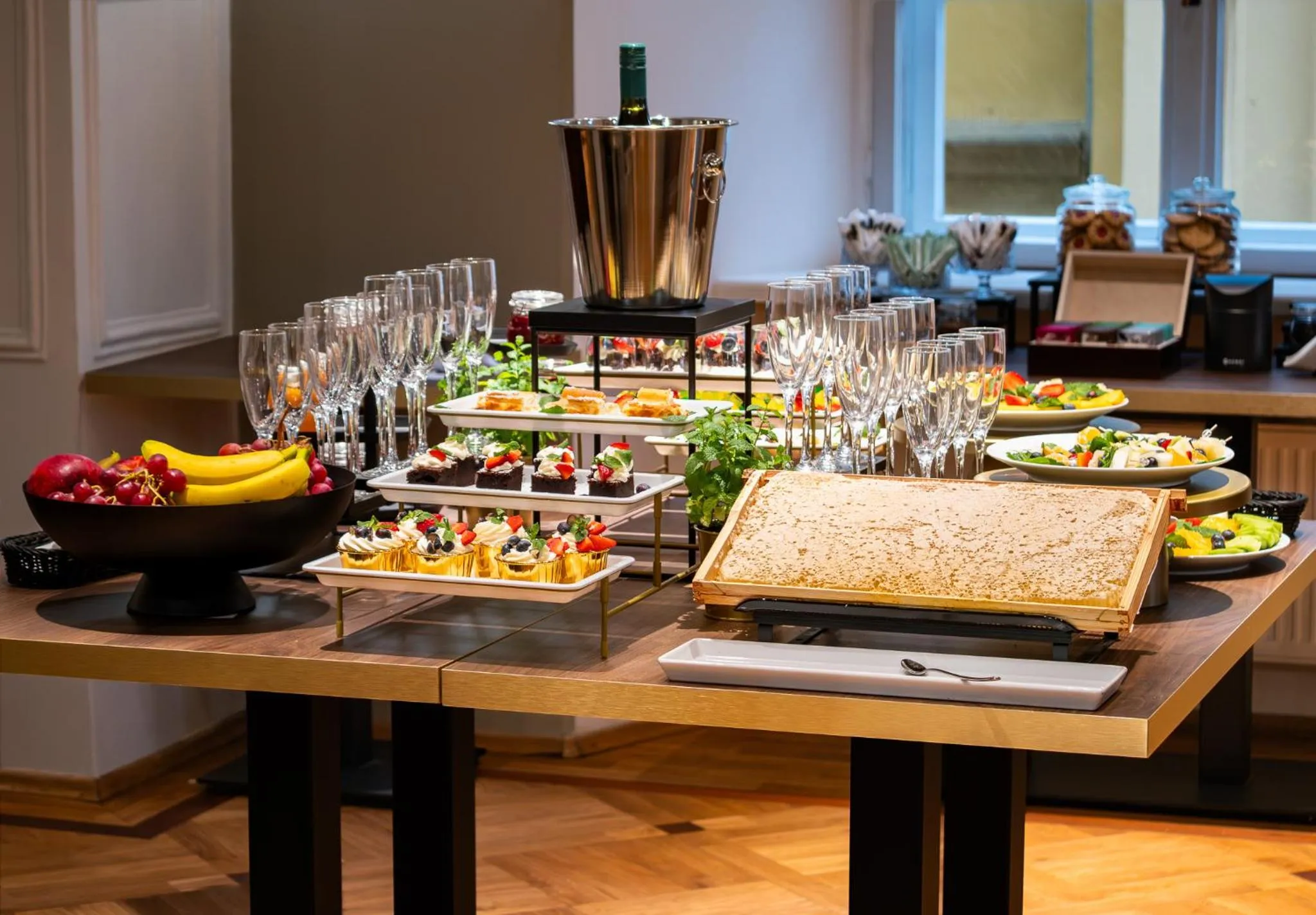 Buffet breakfast in Hotel Palladian