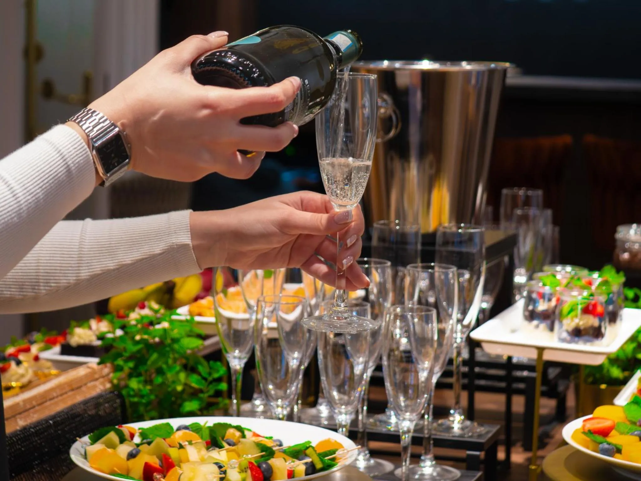 Buffet breakfast in Hotel Palladian