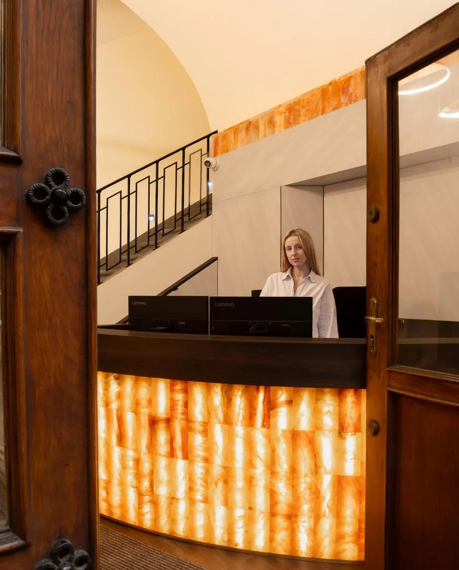 Lobby or reception in Hotel Palladian Lobby or reception in Hotel Palladian