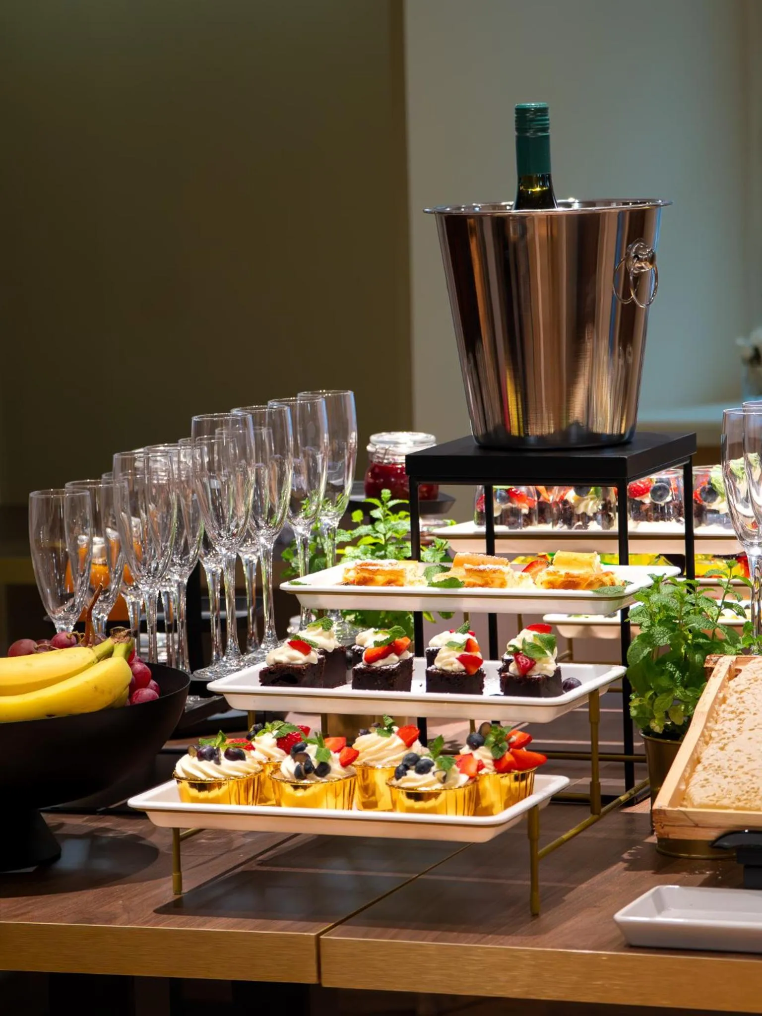 Buffet breakfast in Hotel Palladian