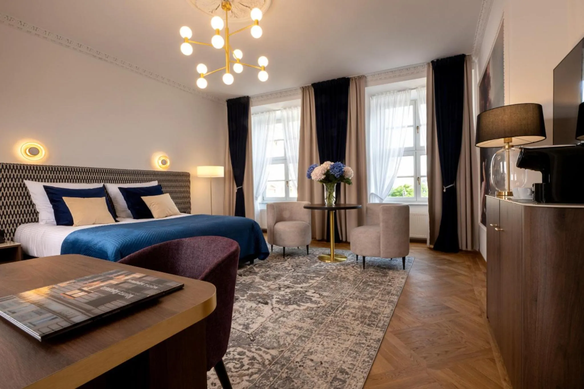 Bed in Hotel Palladian