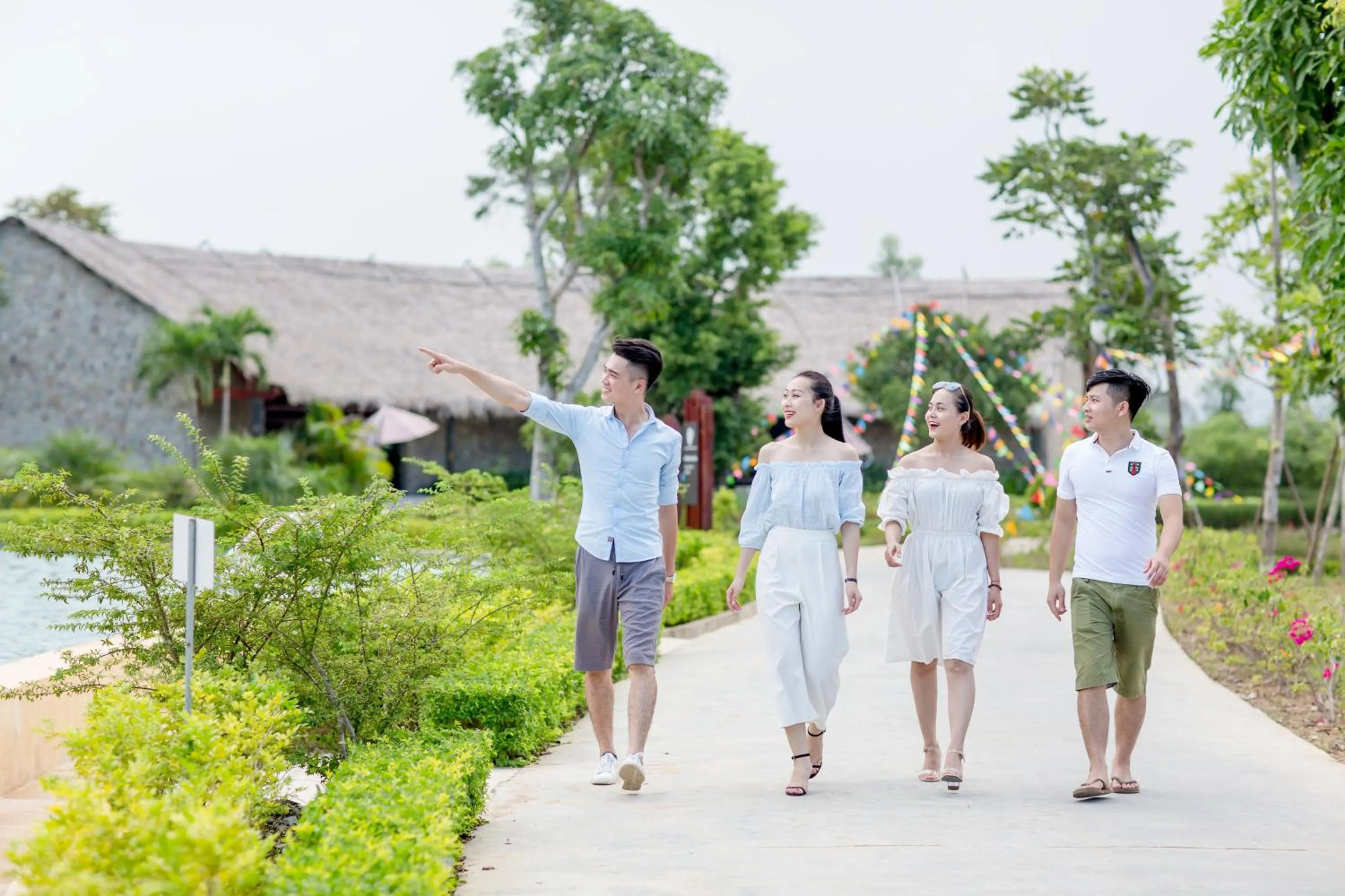 Natural landscape in Muong Thanh Luxury Dien Lam