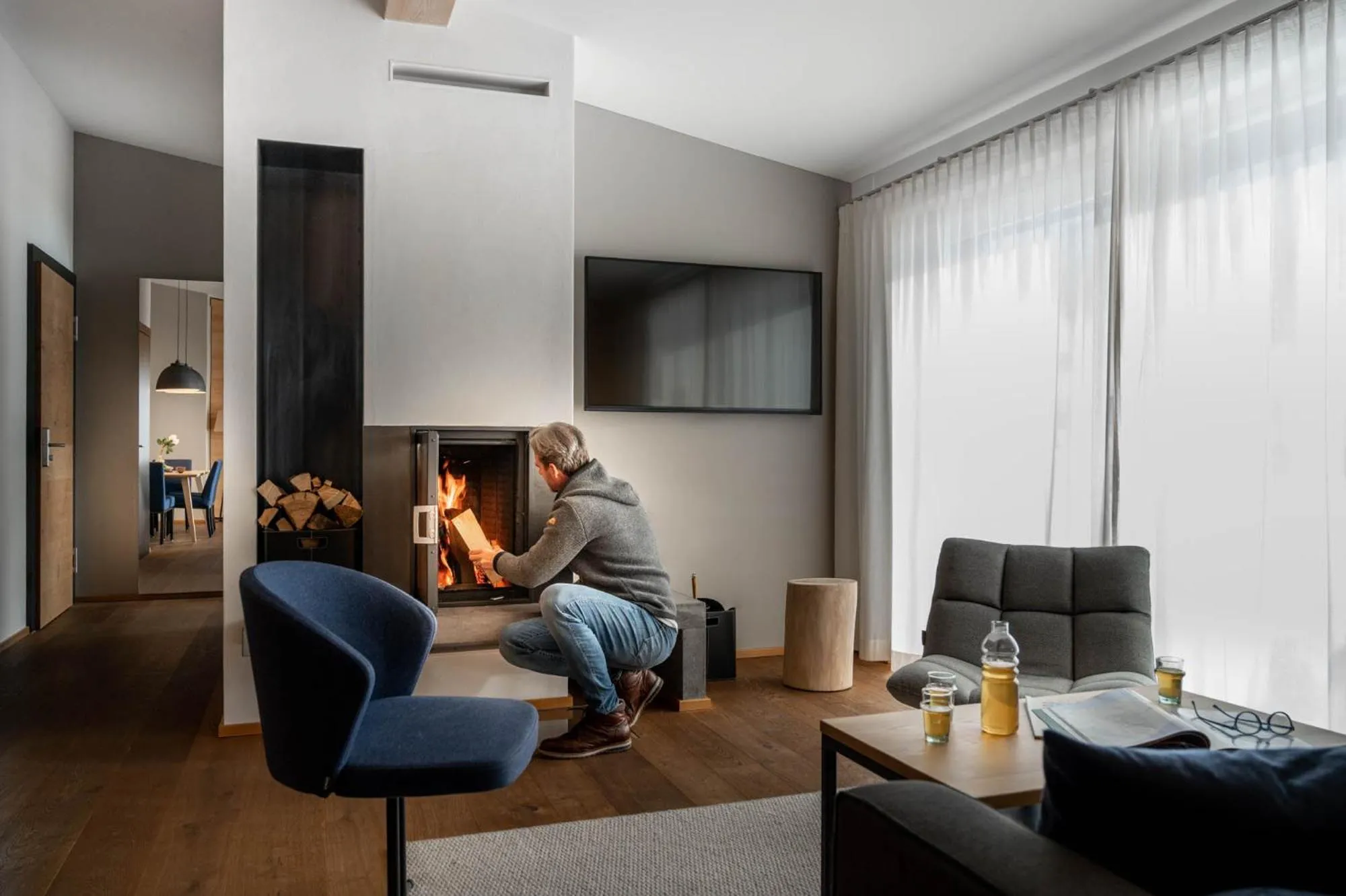 Living room in Sporthotel Chalet