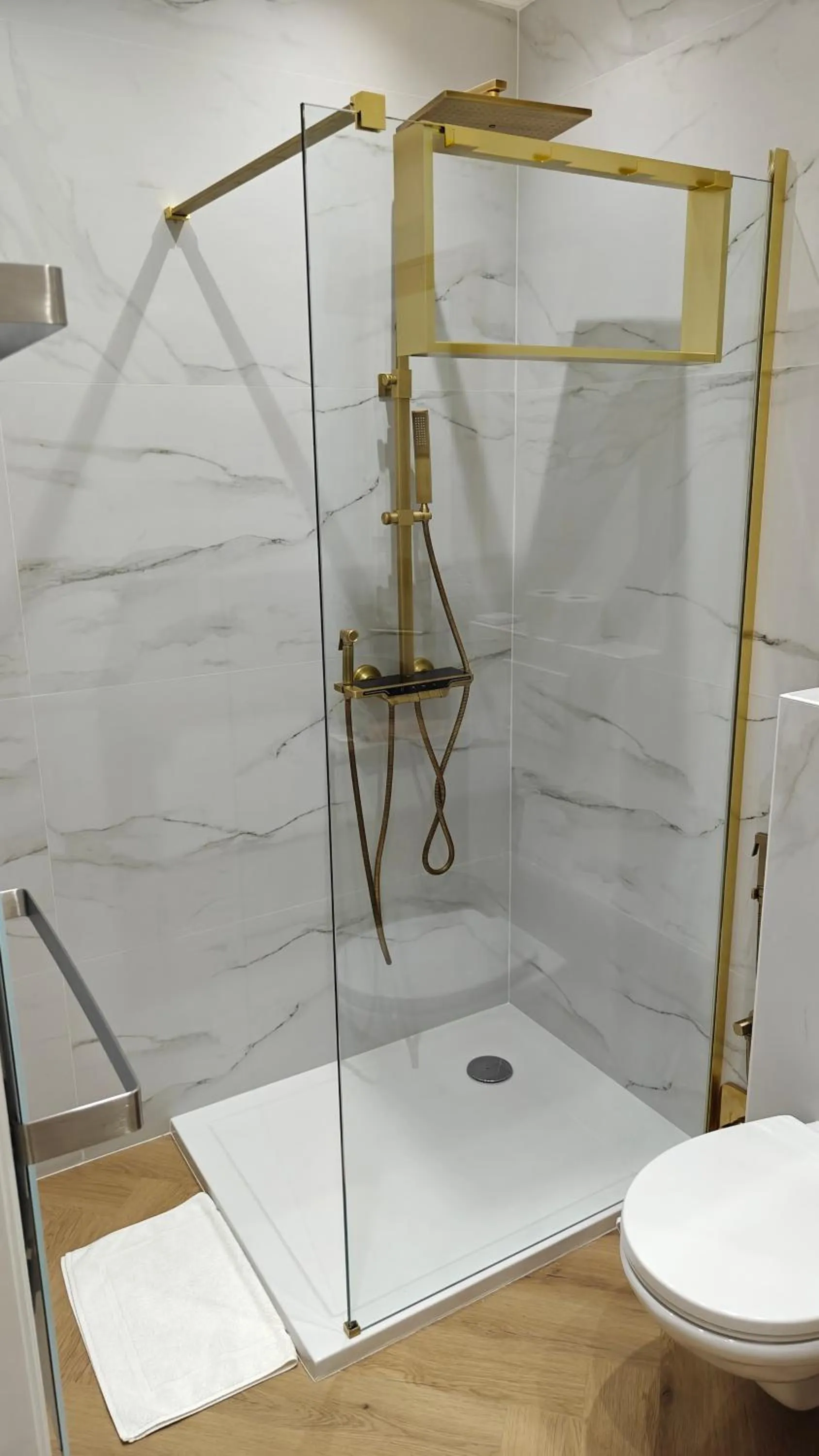 Shower in Hotel Leopold