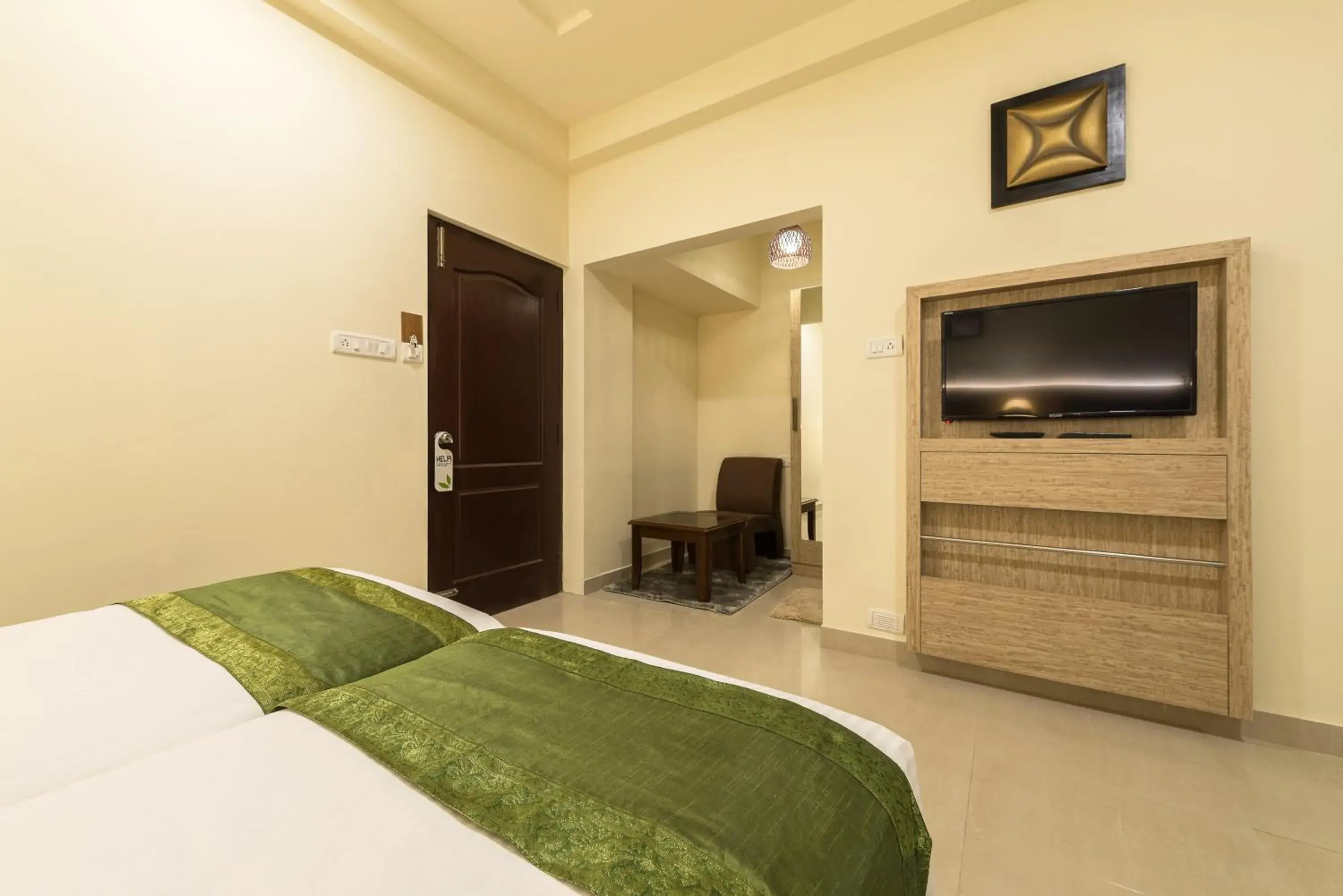 Bedroom, Bed in Treebo Nestlay Casa Bedroom, Bed in Treebo Nestlay Casa