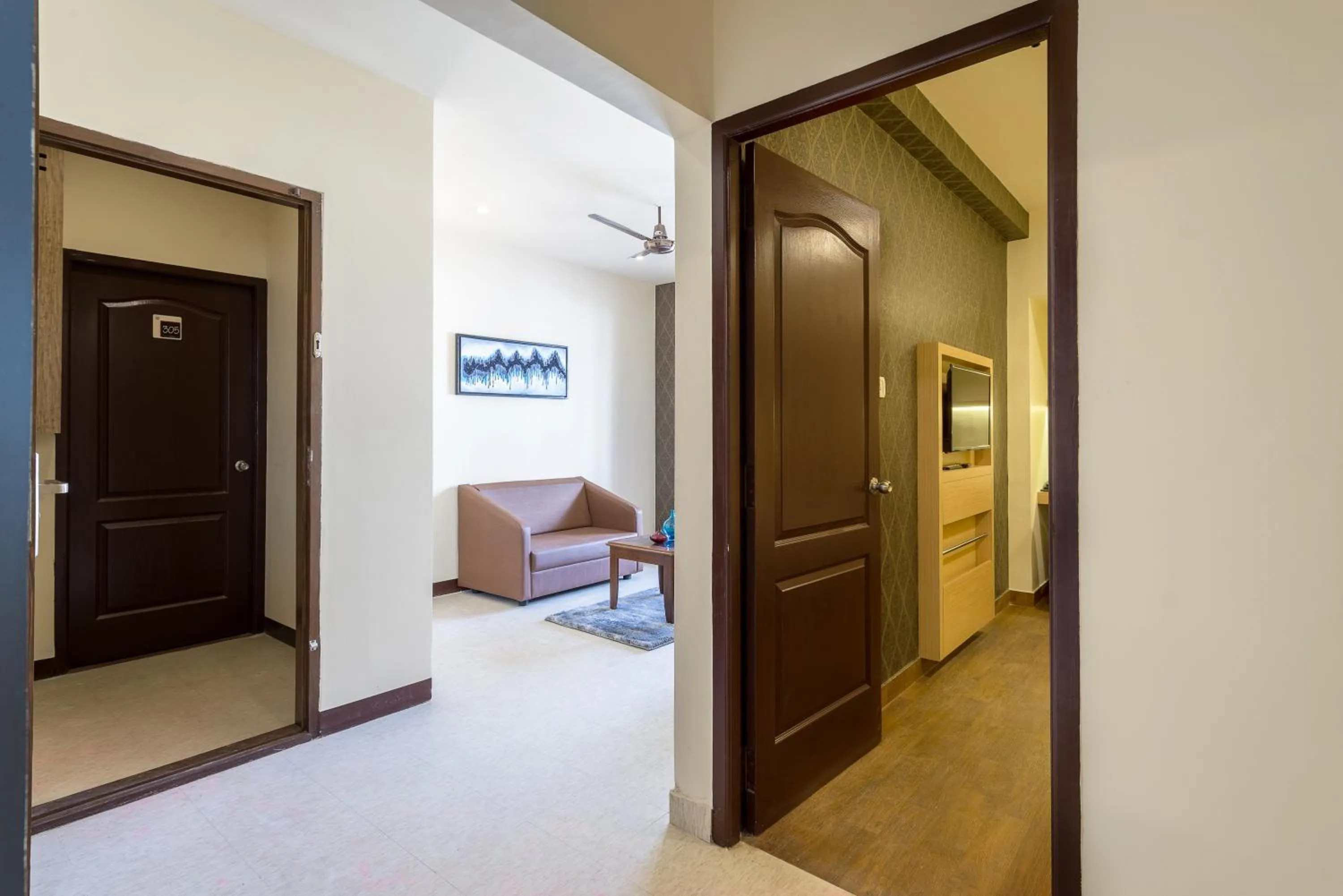 Living room in Treebo Nestlay Casa