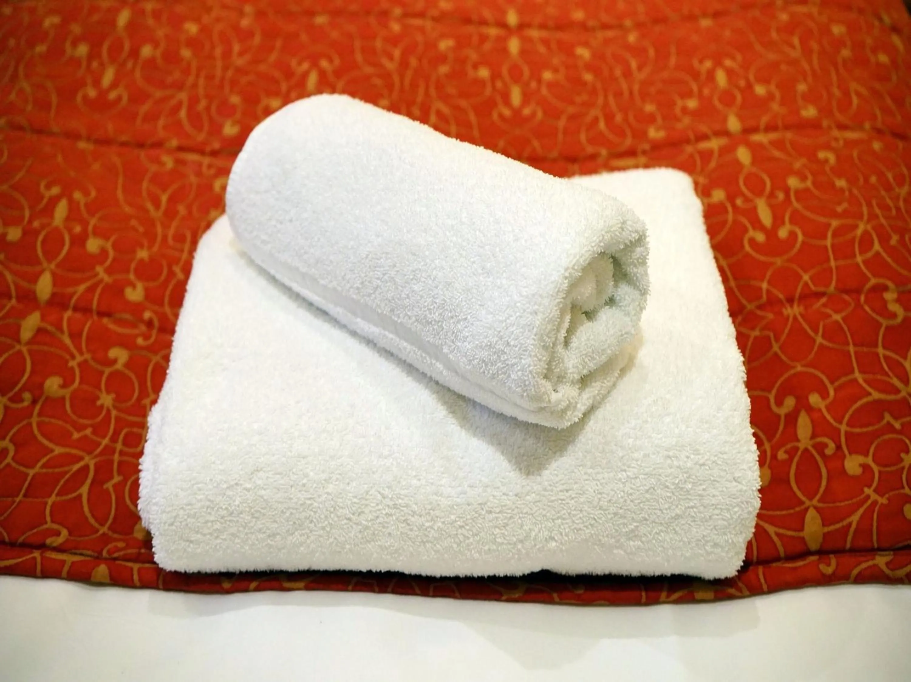 towels, Bed in Hotel HV