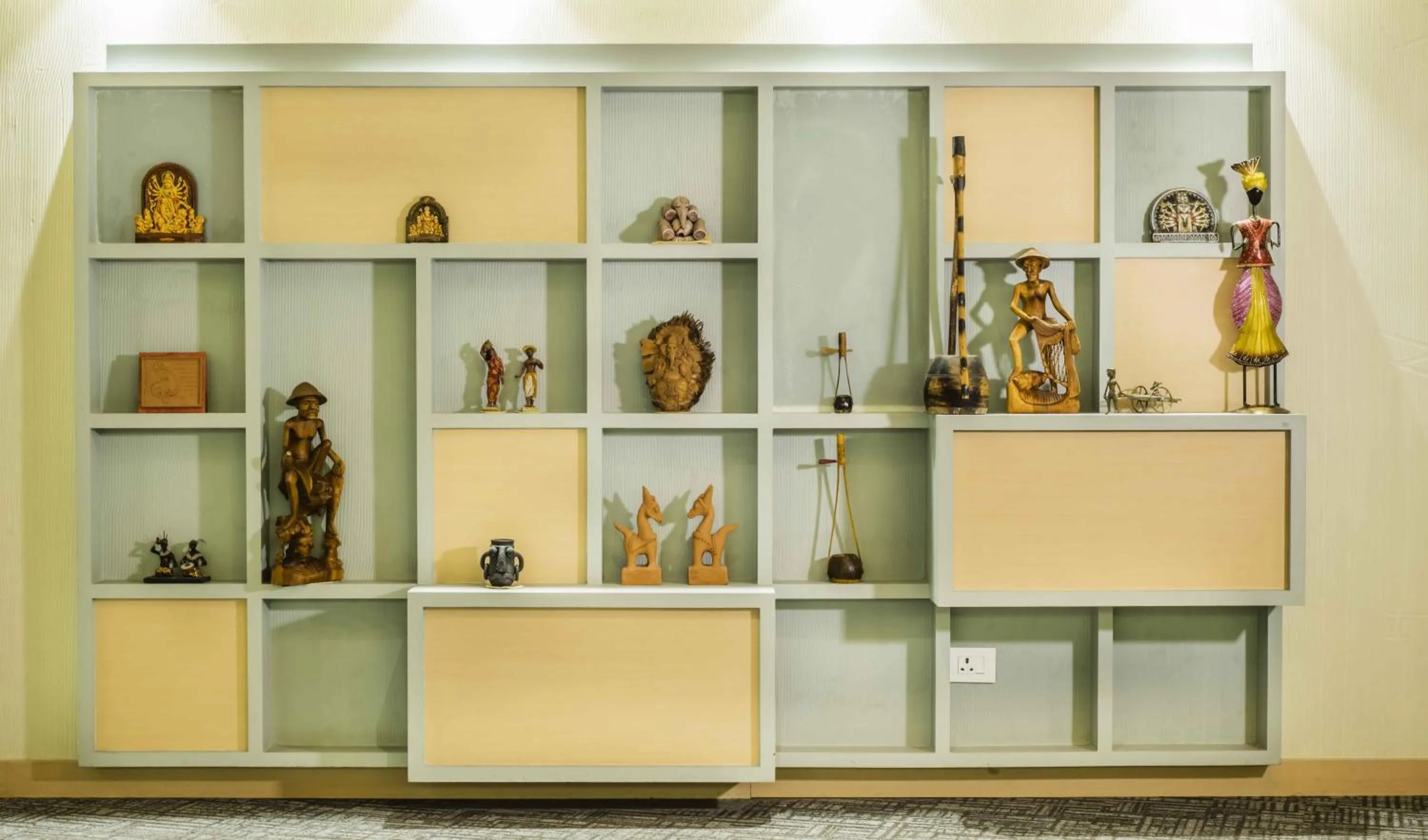 Decorative detail in The Citi Residenci Hotel - Durgapur